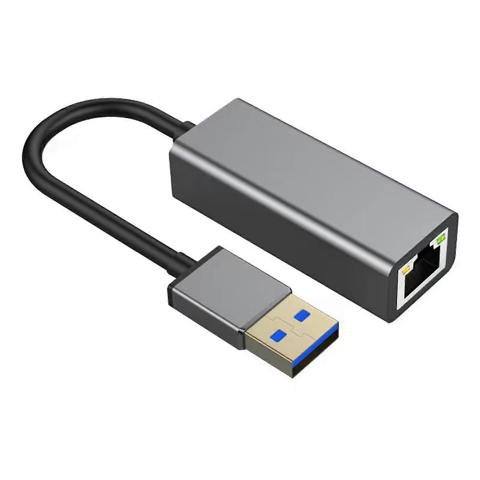 USB Ethernet Card Usb3.0 To Rj45 1000Mbp Networking Adapter Card Easily Networking Expansion Multicolor