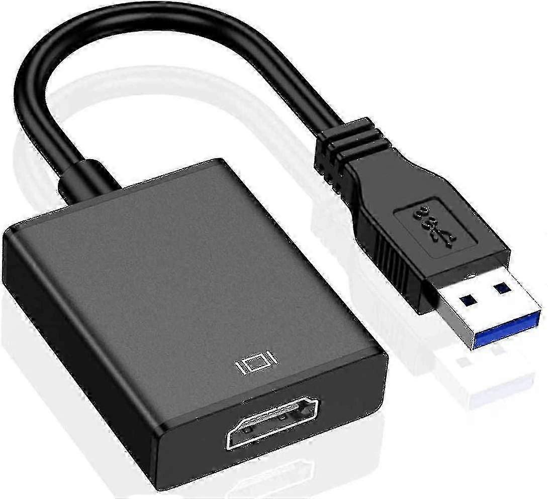 מתאם USB ל- HDMI, usb 3.0/2.0 כדי Hdmi 1080p כבל גרפיקת וידאו