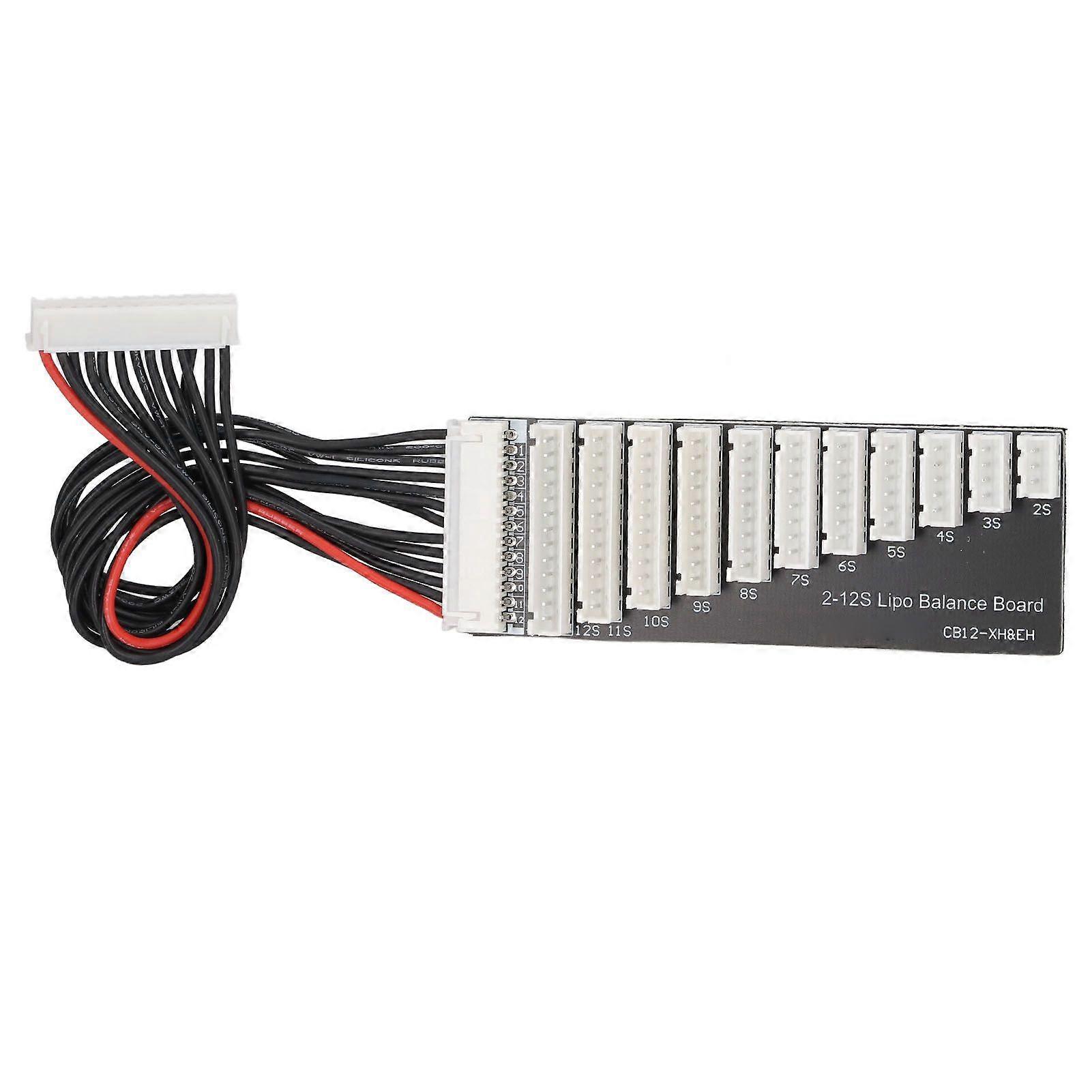 Högkvalitativ 12S flygplansmodell balansladdare expansionskort stöder 2-12S