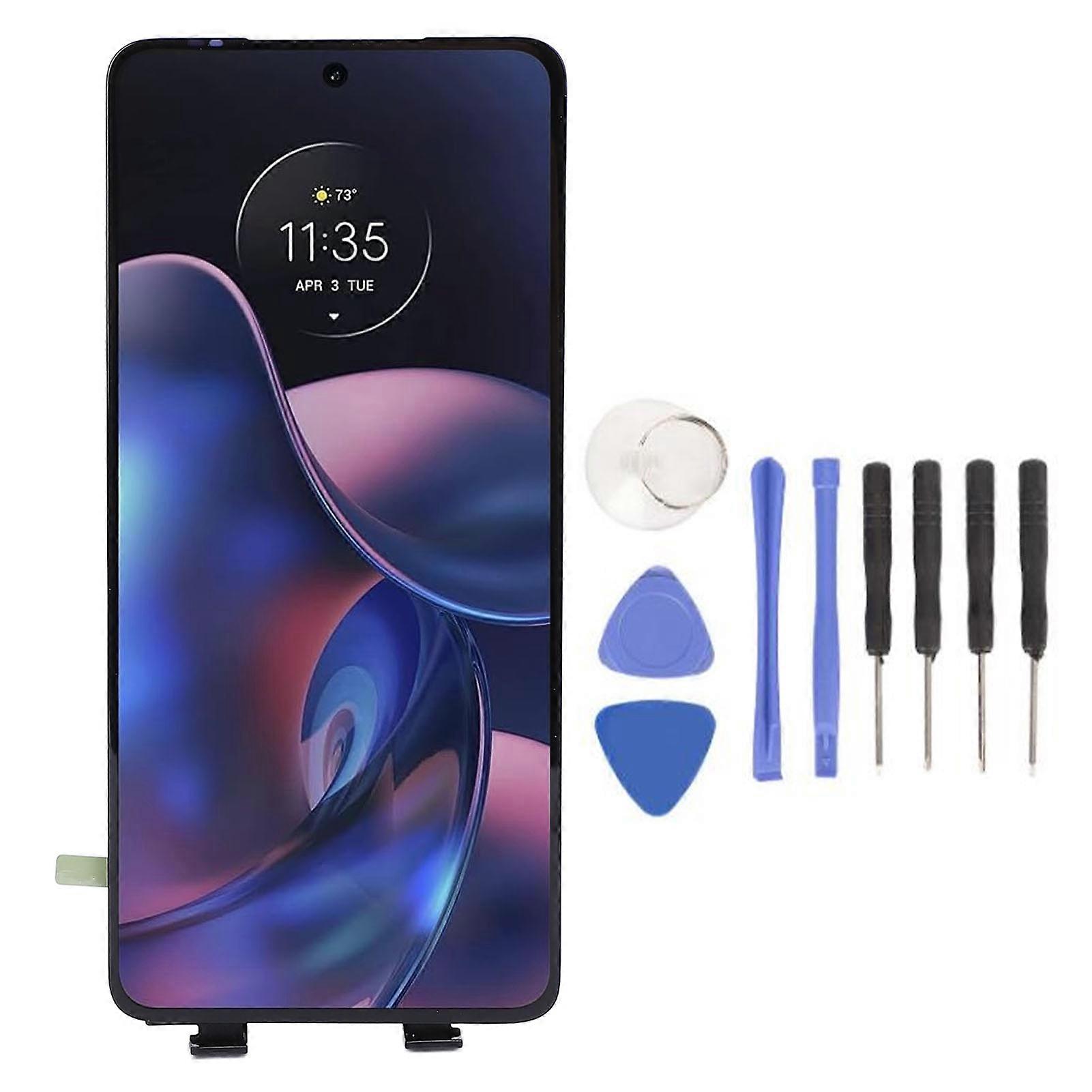 6.6" Curved AMOLED Screen Digitizer Replacement for Edge 30 Pro/G71S/G52/G82 with Tools