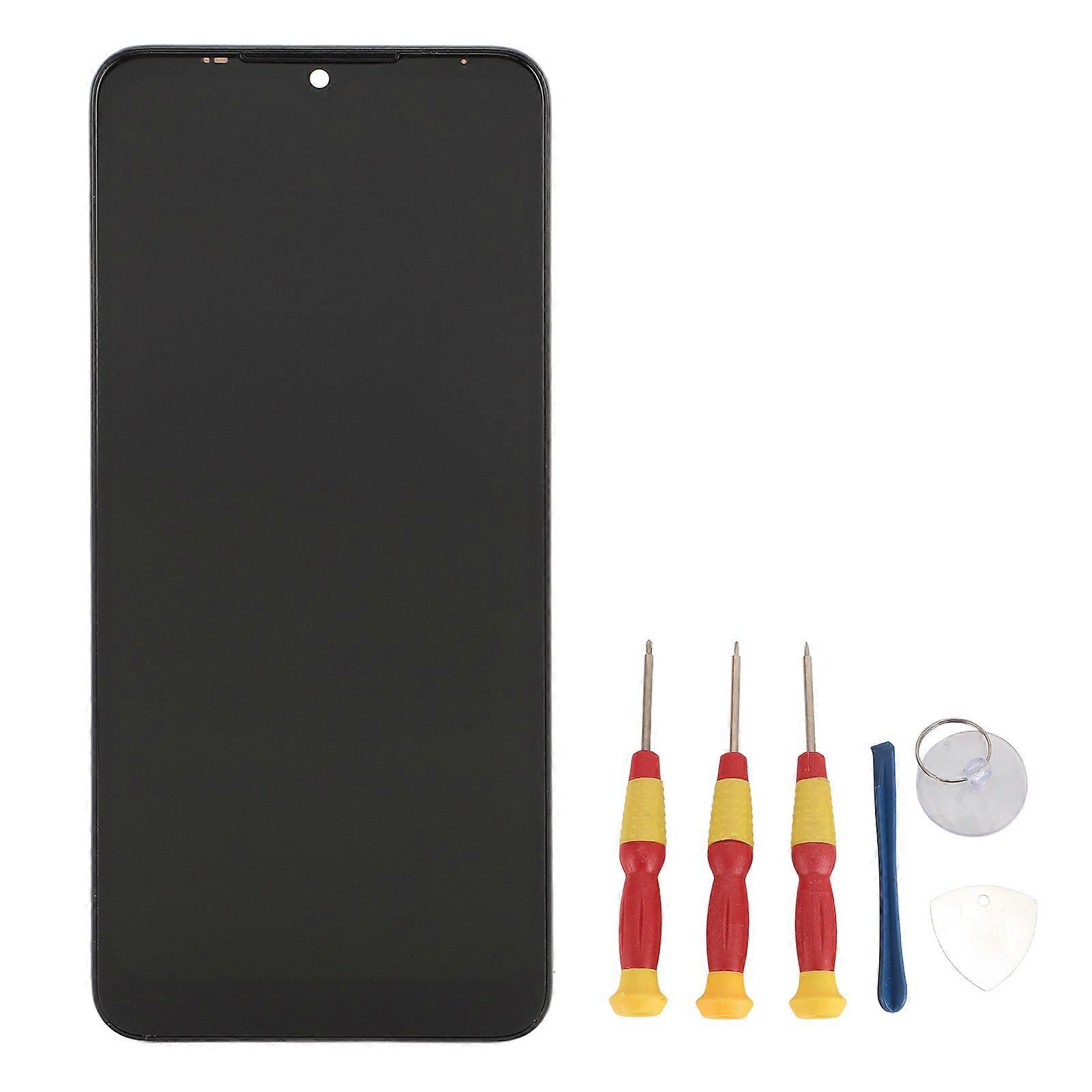 Phone Screen with Frame LCD Mobile Screen Assembly Replacement and Repair Kit for G Pure XT2163