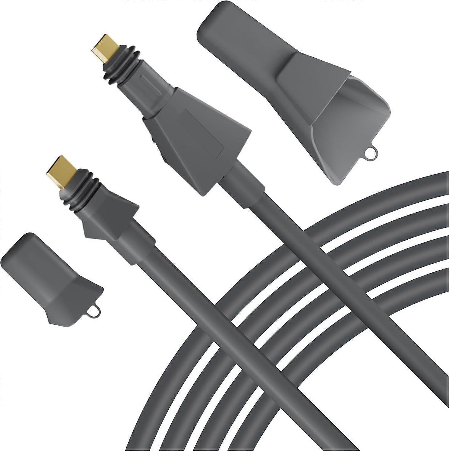 for Starlink Cable 32.8FT Replacement Standard Flat High Performance, Performance with End Caps Waterproof Gray (32.8FT/10M)