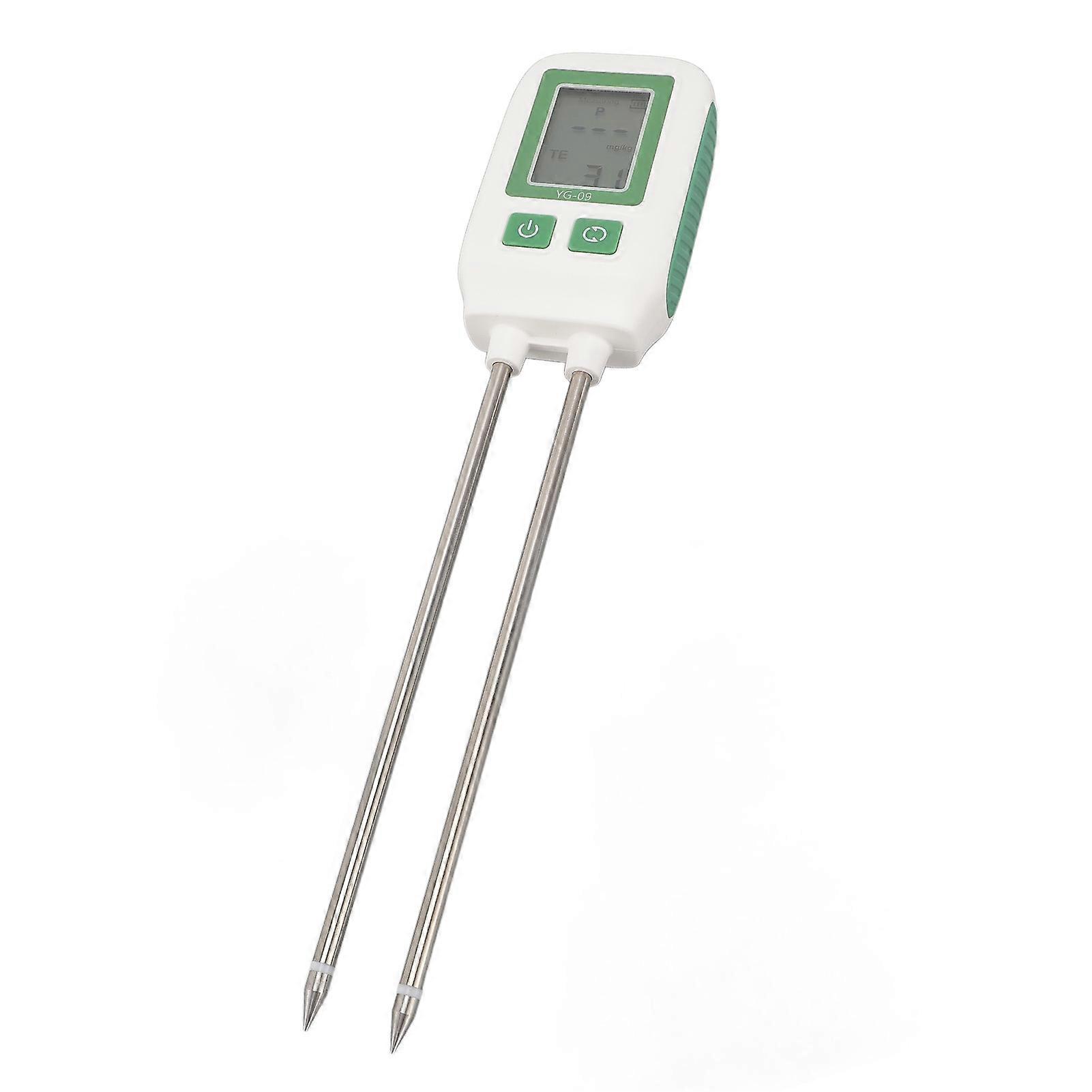 Soil Nutrient Tester Double Probe High Accuracy Soil Meter Portable Soil Fertility Tester for Horticulture Planting Site Soil Checking Greenhouse Pla