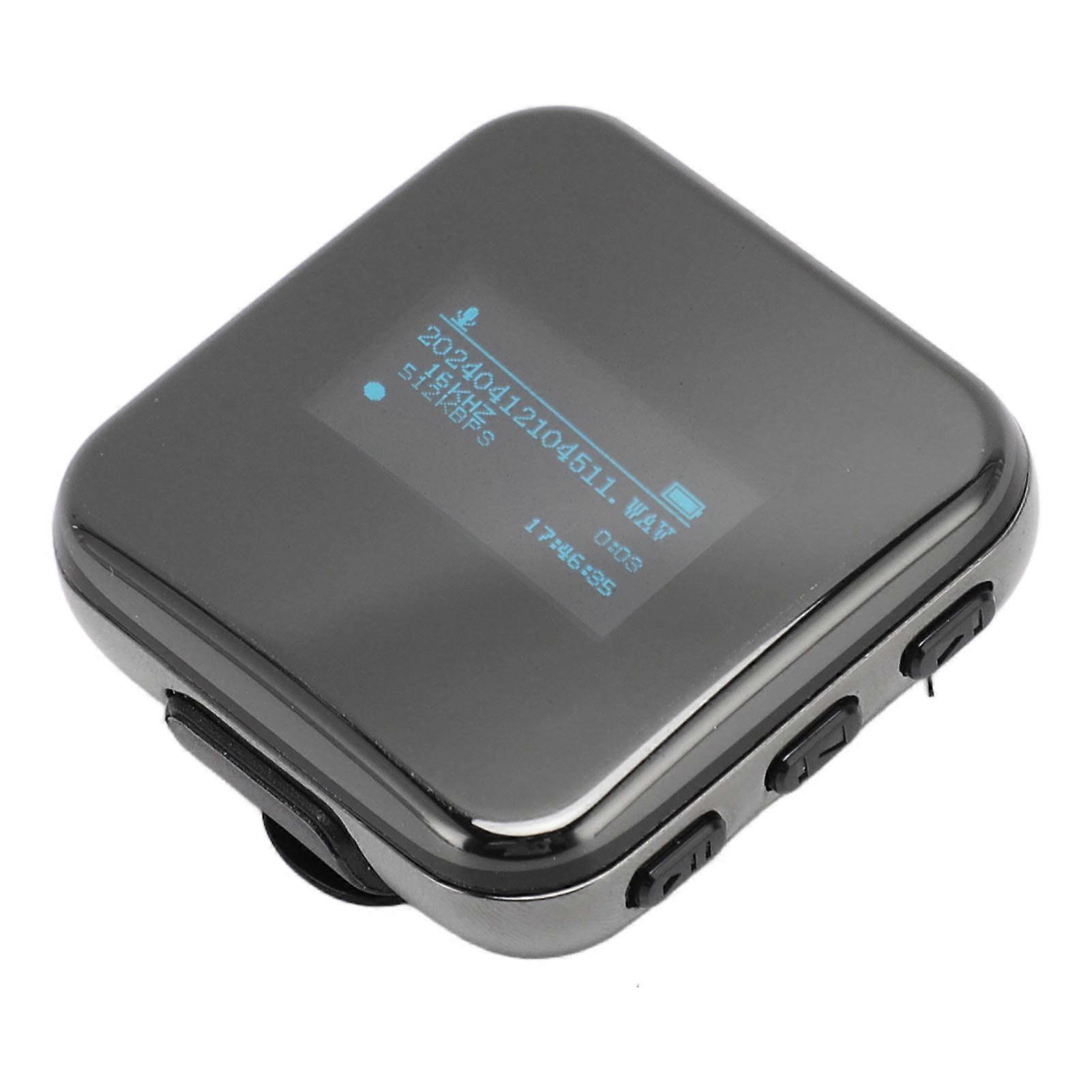 MP3 Player High Definition Noise Reduction HiFi Ebook Reader AI Sync Portable MP3 Music Player with Removable Clip 8G 