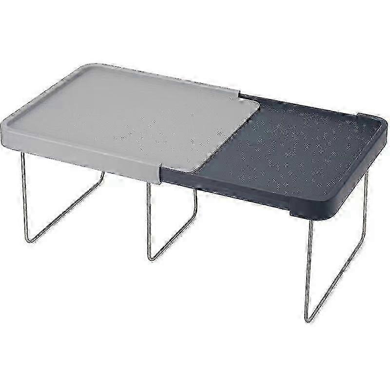 Expandable In-Cupboard Shelf for Additional Storage, Kitchen Organizer, Grey