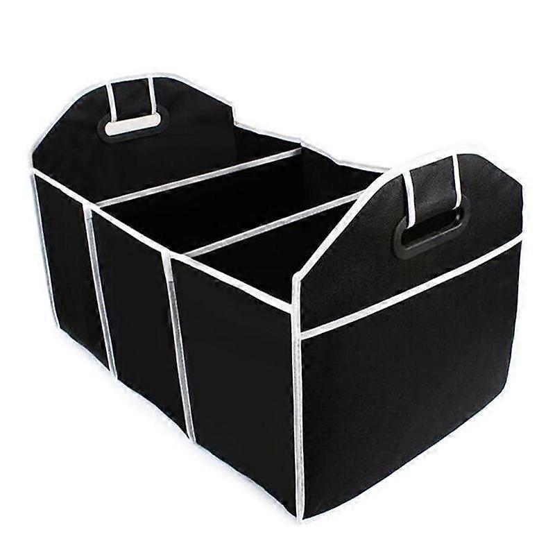 (A)$Car storage box for sundries, foldable multifunctional non-woven storage box