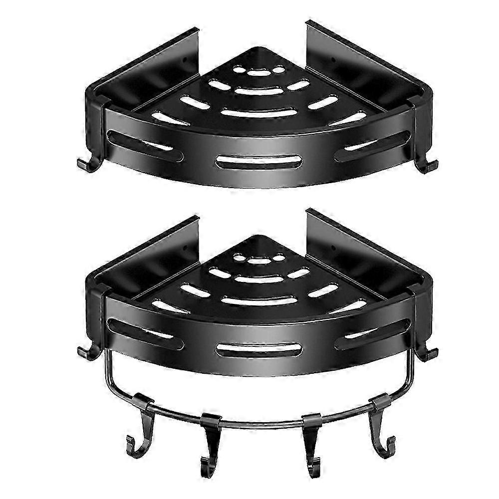 バスルーム用壁掛けトライアングルラック - 穴あけなしスタイル1919