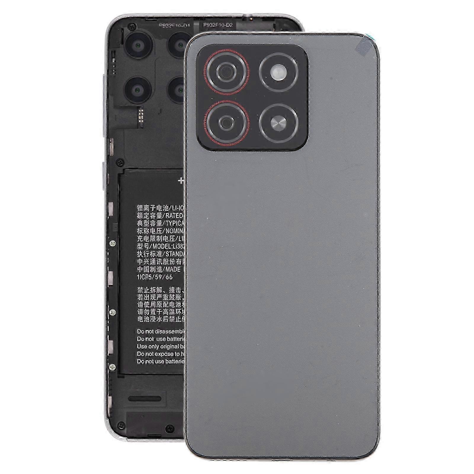 For ZTE Blade A55 Z2450 Battery Back Cover with Middle Frame / Camera Lens Cover 2025
