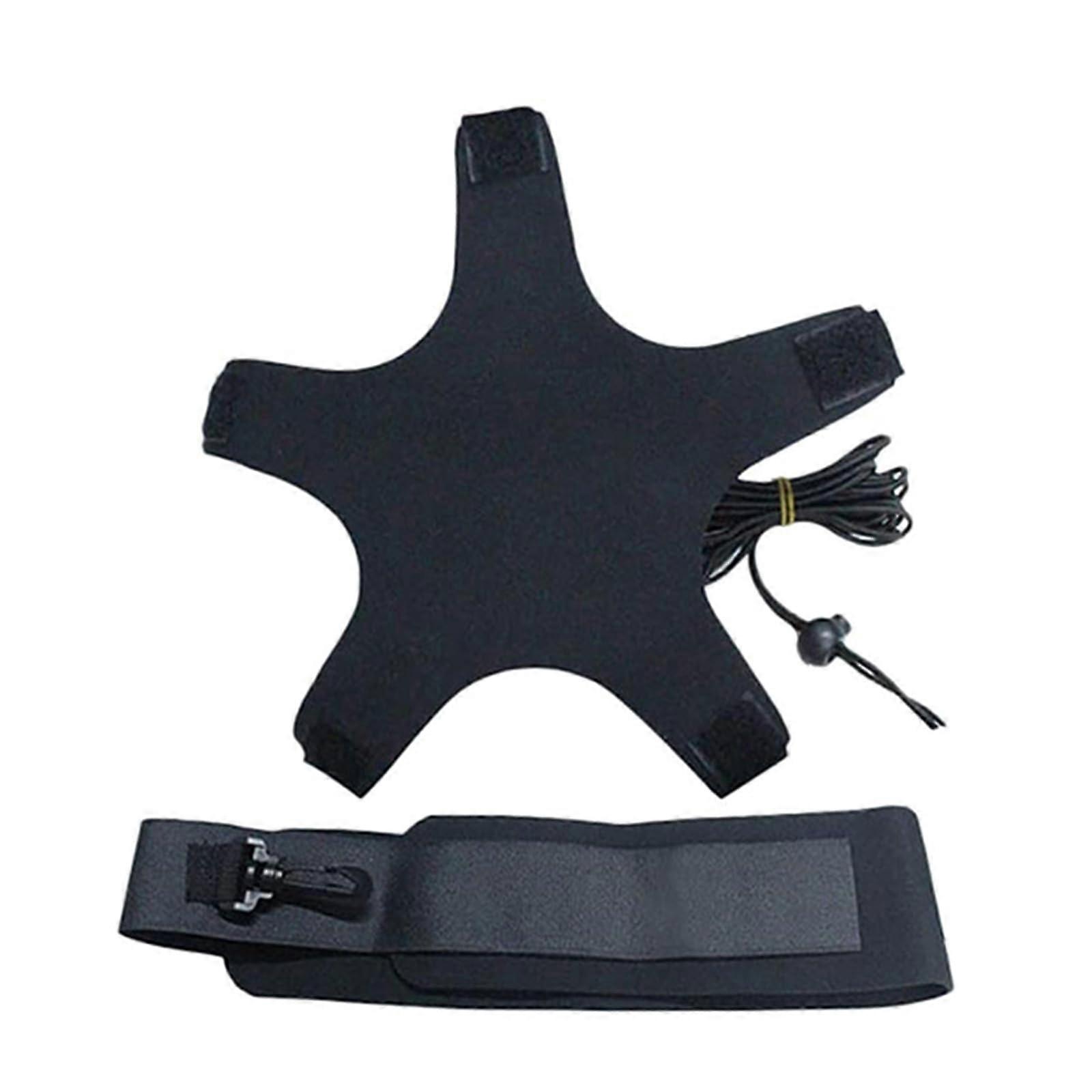 Football Training Belt with Adjustable Elastic Rope for Kicking and Throwing Drills, Durable Exercise Aid for Players
