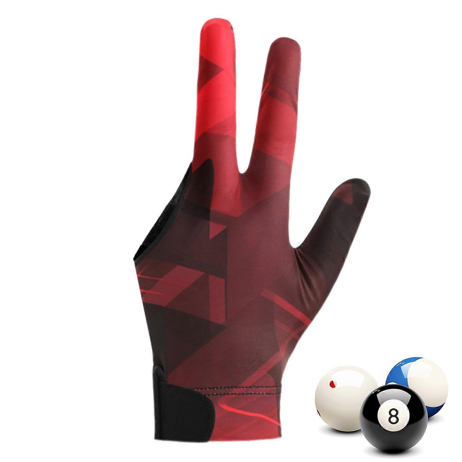 "Billard Handschuhe Links Antirutsch Sportausrüstung für Linkshänder - Professionelle Queue-Handschuhe für Anfänger"