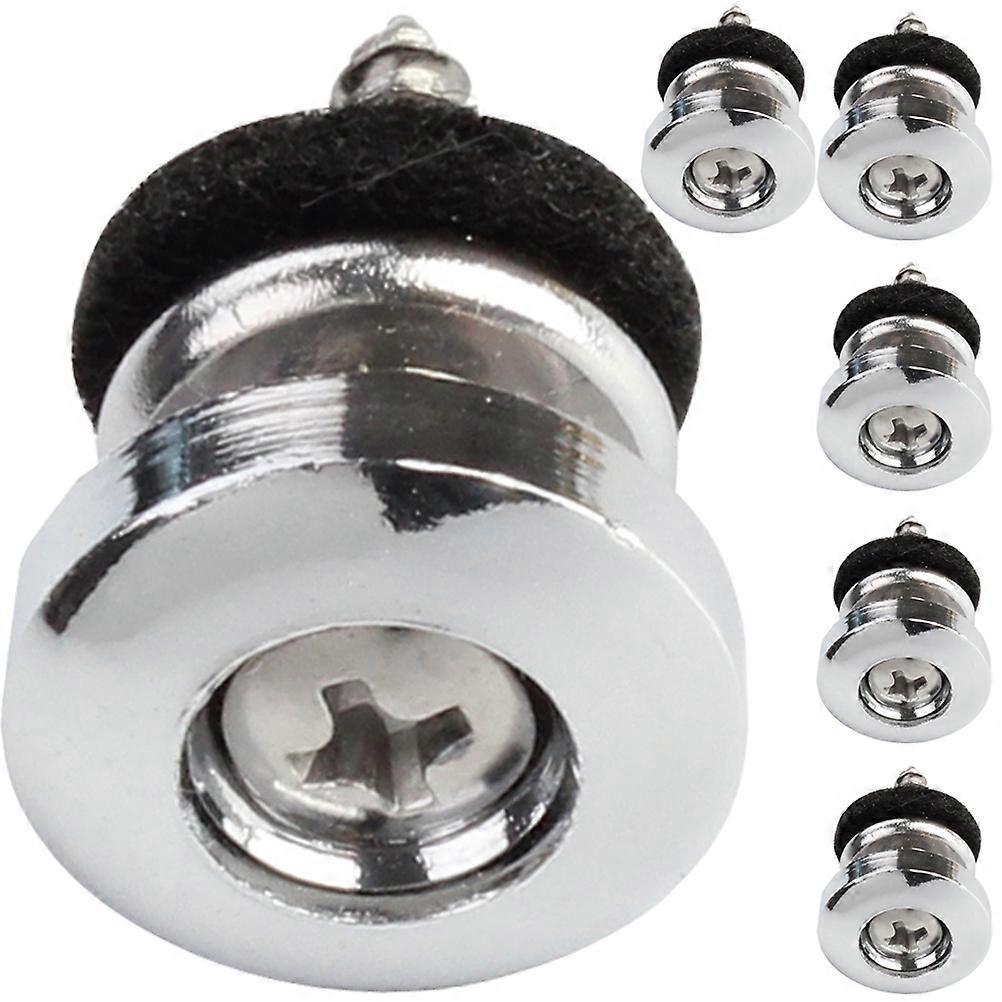 Secure Guitar Pin Buckles, Non-slip Metal Locks for Classical and Acoustic Guitars
