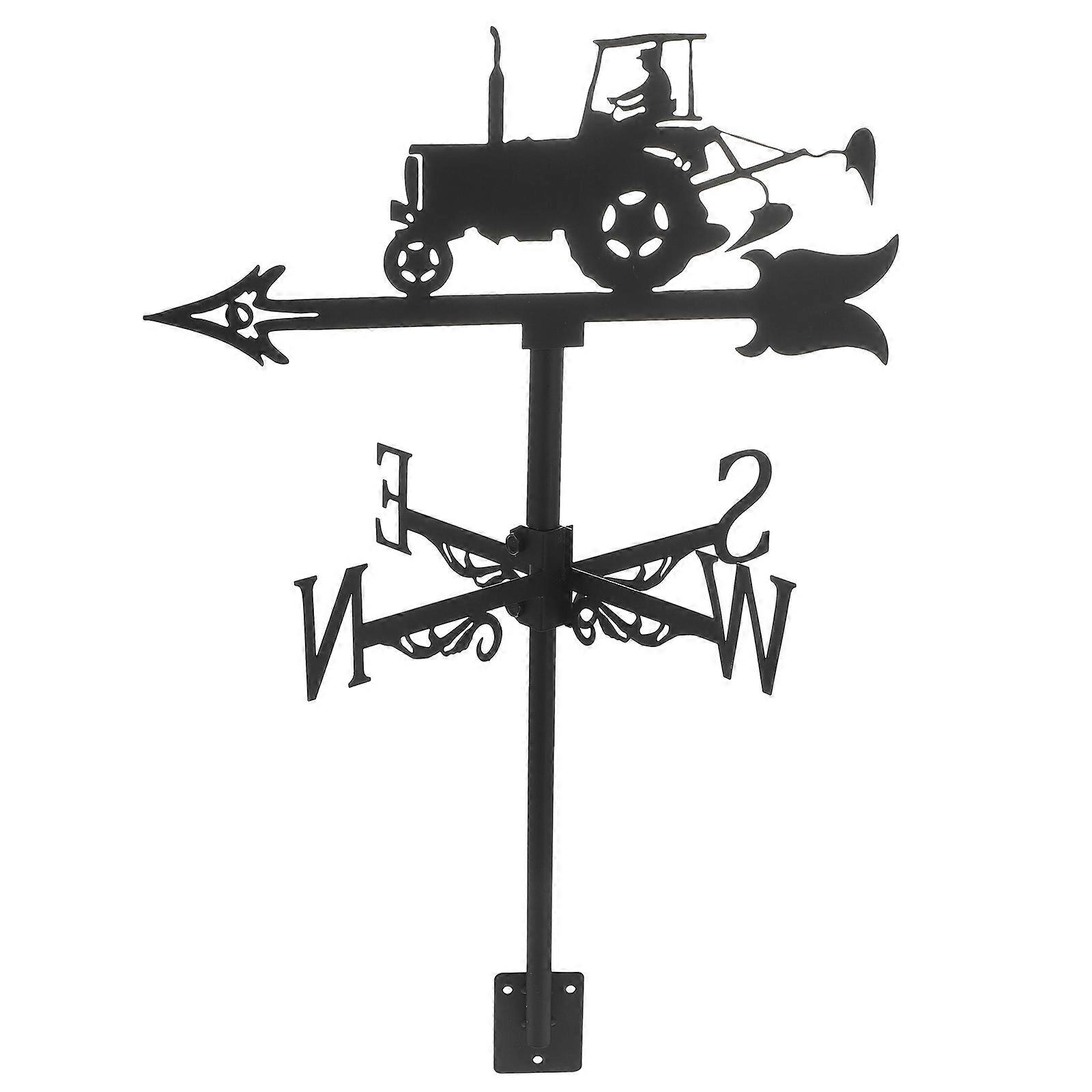 Iron Art Vanes, Functional Garden Ornament, Indicates Wind Patterns Clearly