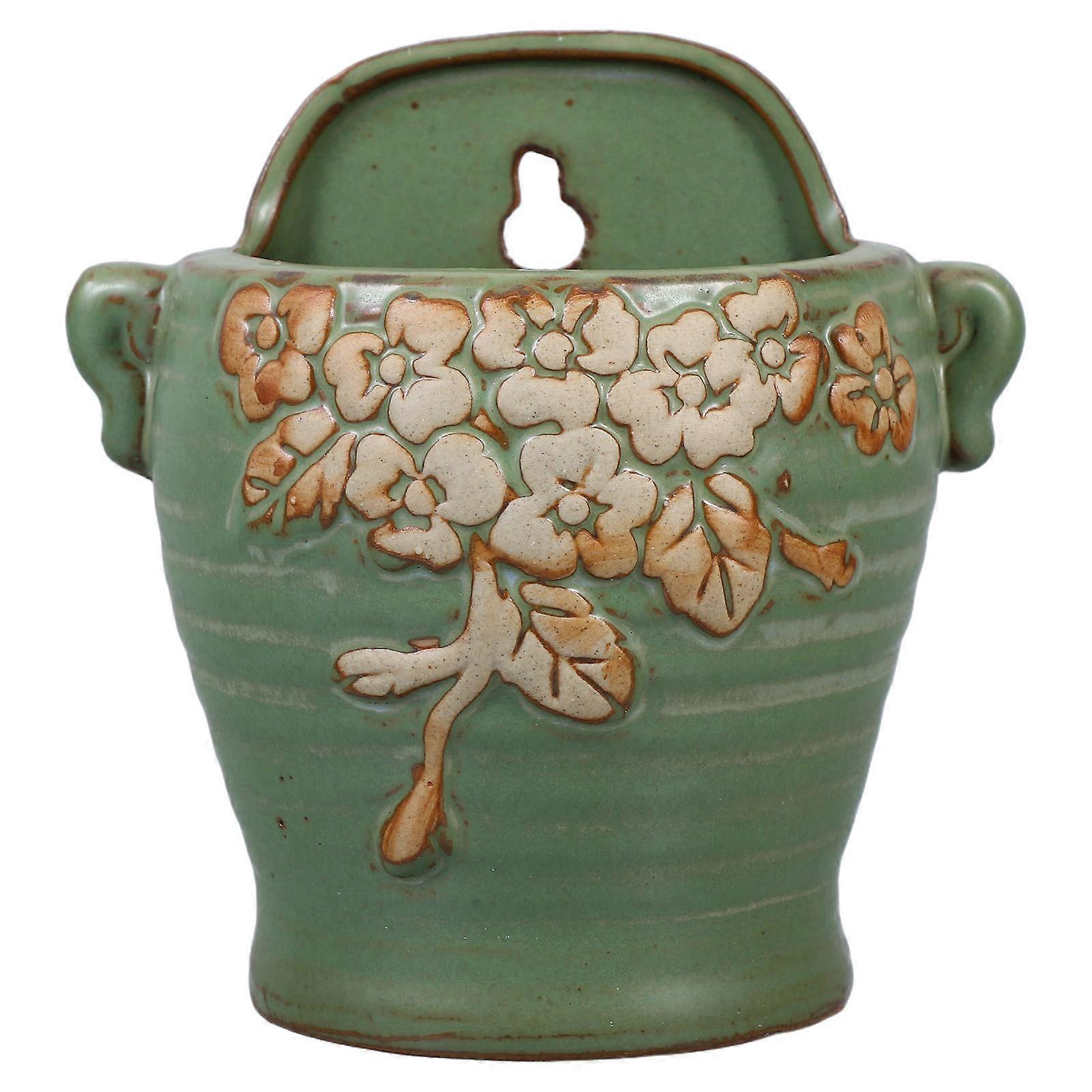 Decorative Wall Planter, Unique Ceramic Design for Enhanced Aesthetics