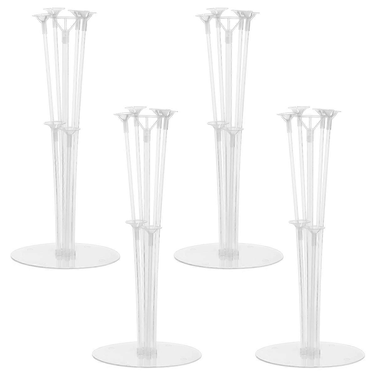 Balloon Holders Sticks Supvox Reusable Support Holder Cup For Event Organizers Party Planners 4Pcs