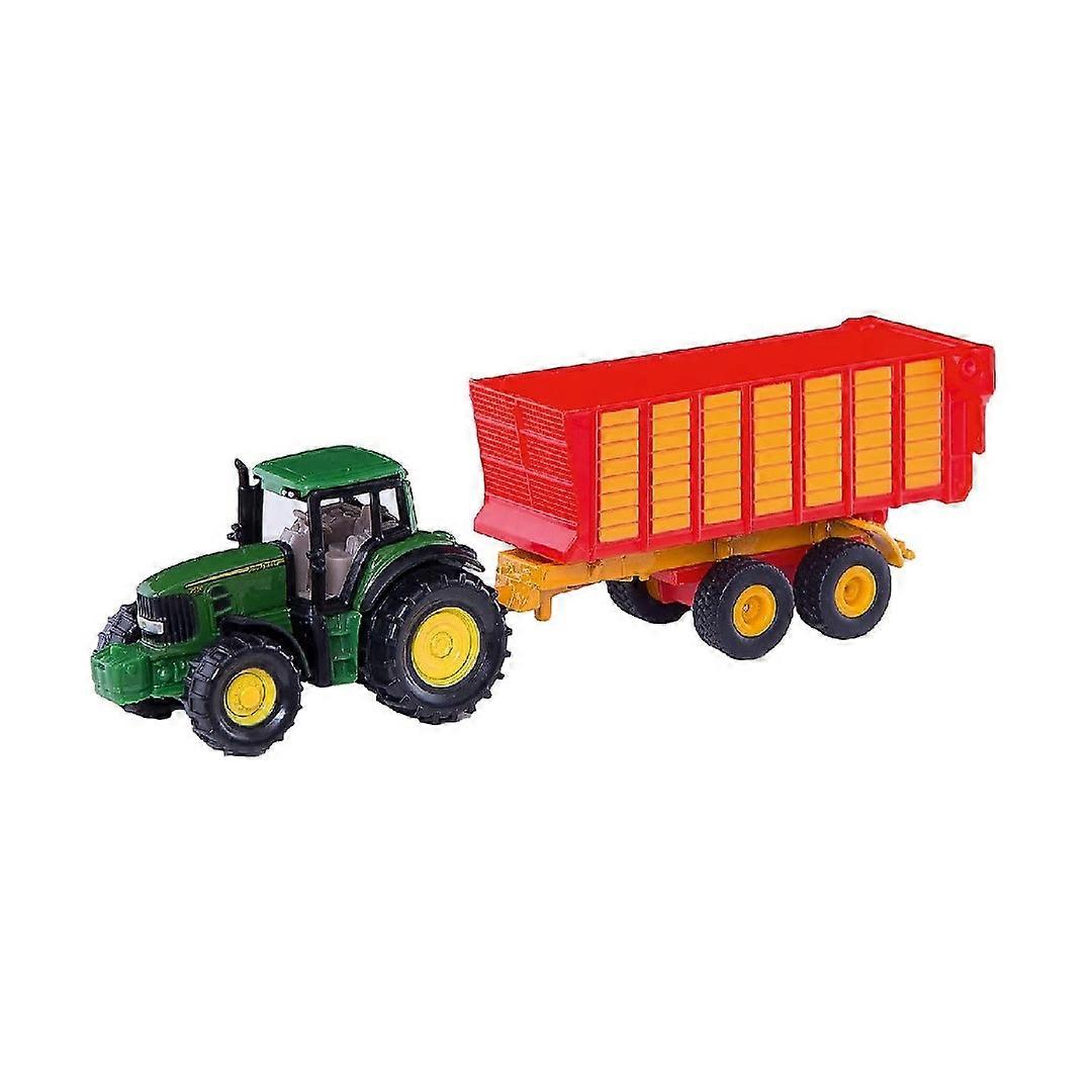 Siku 1:87 John Deere Tractor With Silage Trailer