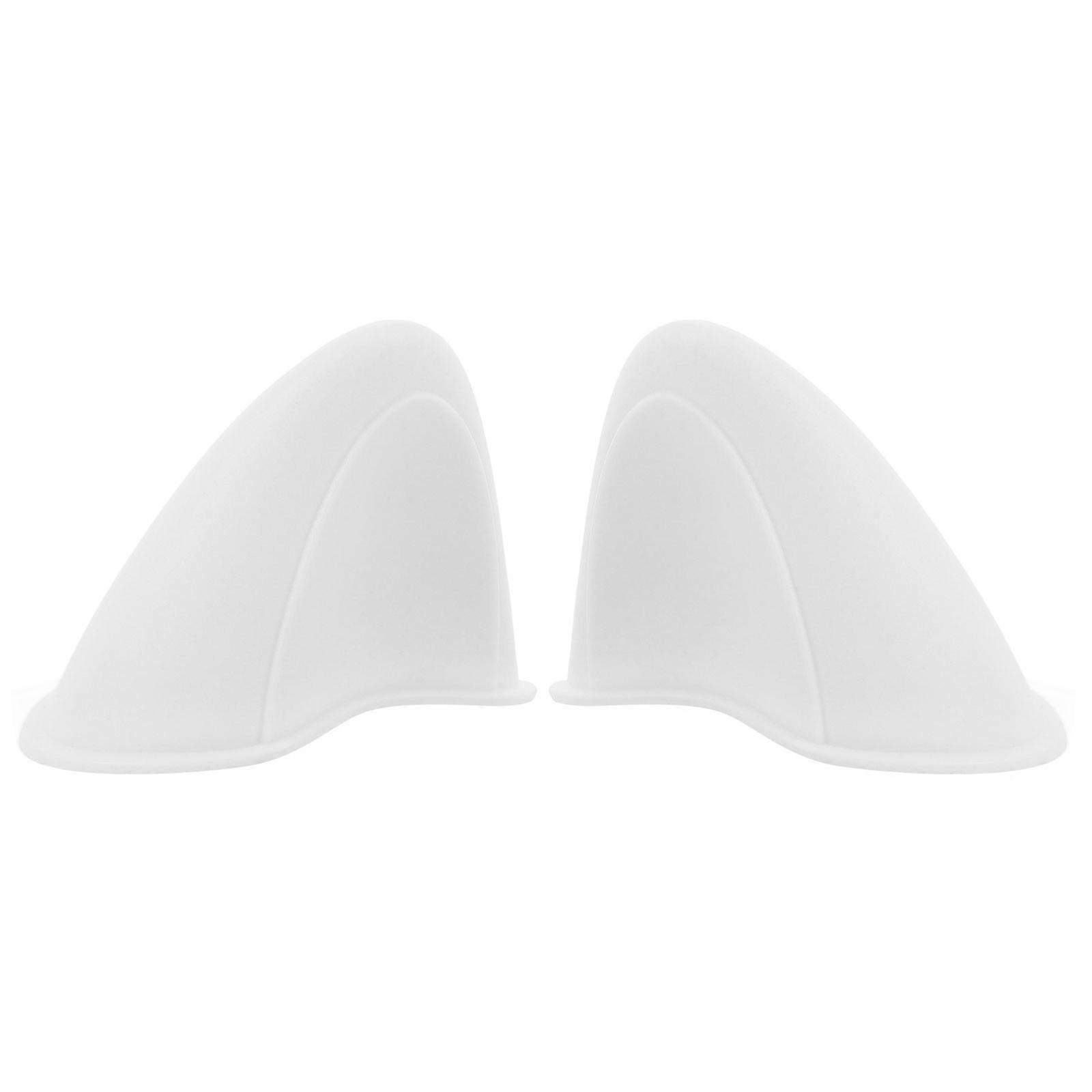 Accessories Motorcycle Ears White Plastic Decoration For Daily Commuting 1Pair