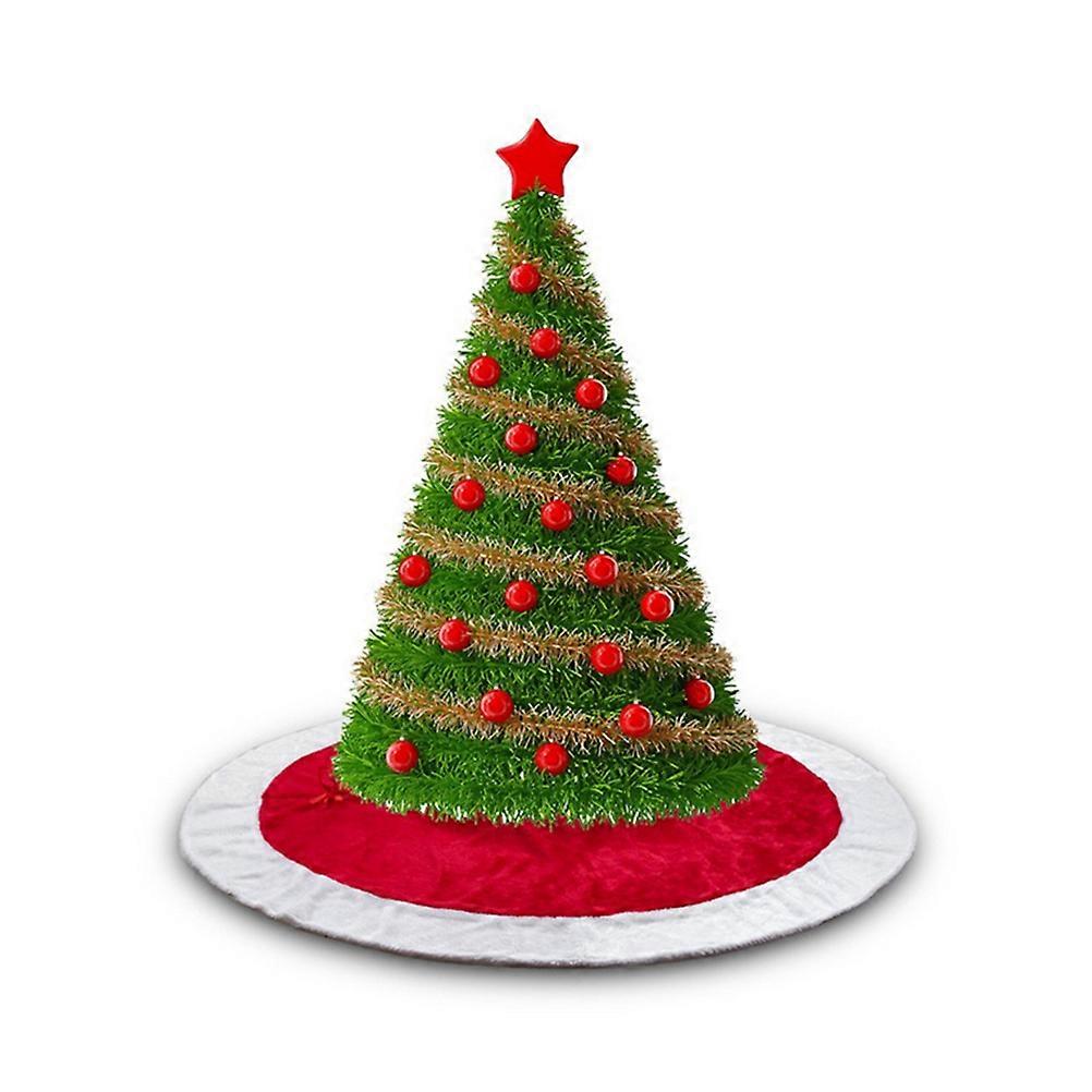 Christmas Tree Skirt Hide Tree Pot Keep Floor Tidy 100cm Diameter Lamb Wool Circle Cloth Skirt for Holiday Christmas Decorations 1Set