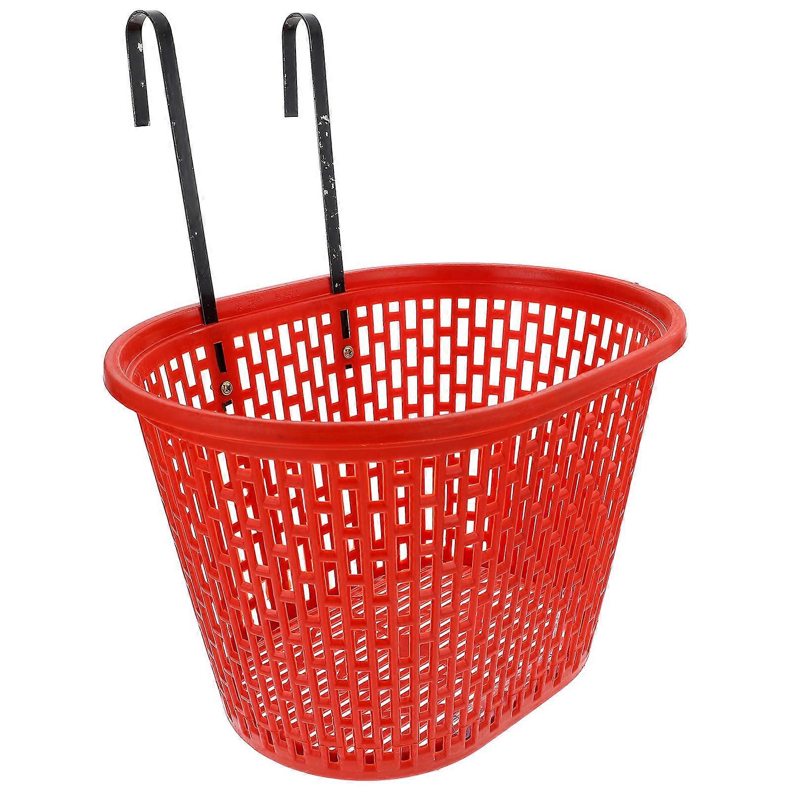 Convenient Bike Basket Small Rectangular Design For Cycling Daily Use Corrosion Resistant 1Set