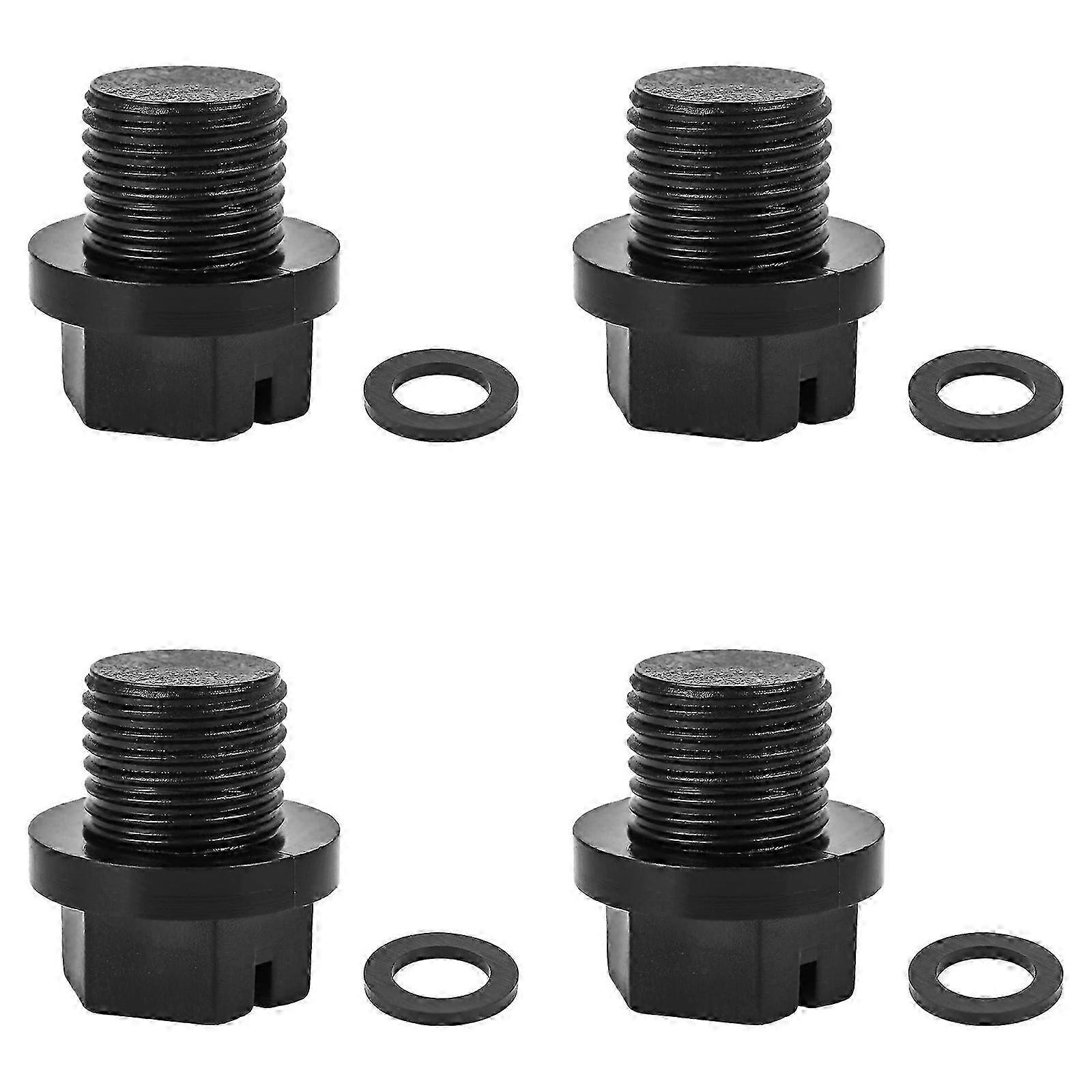 Pool Pump Plugs with Gaskets - 2-Pack for Swimming Pool Maintenance