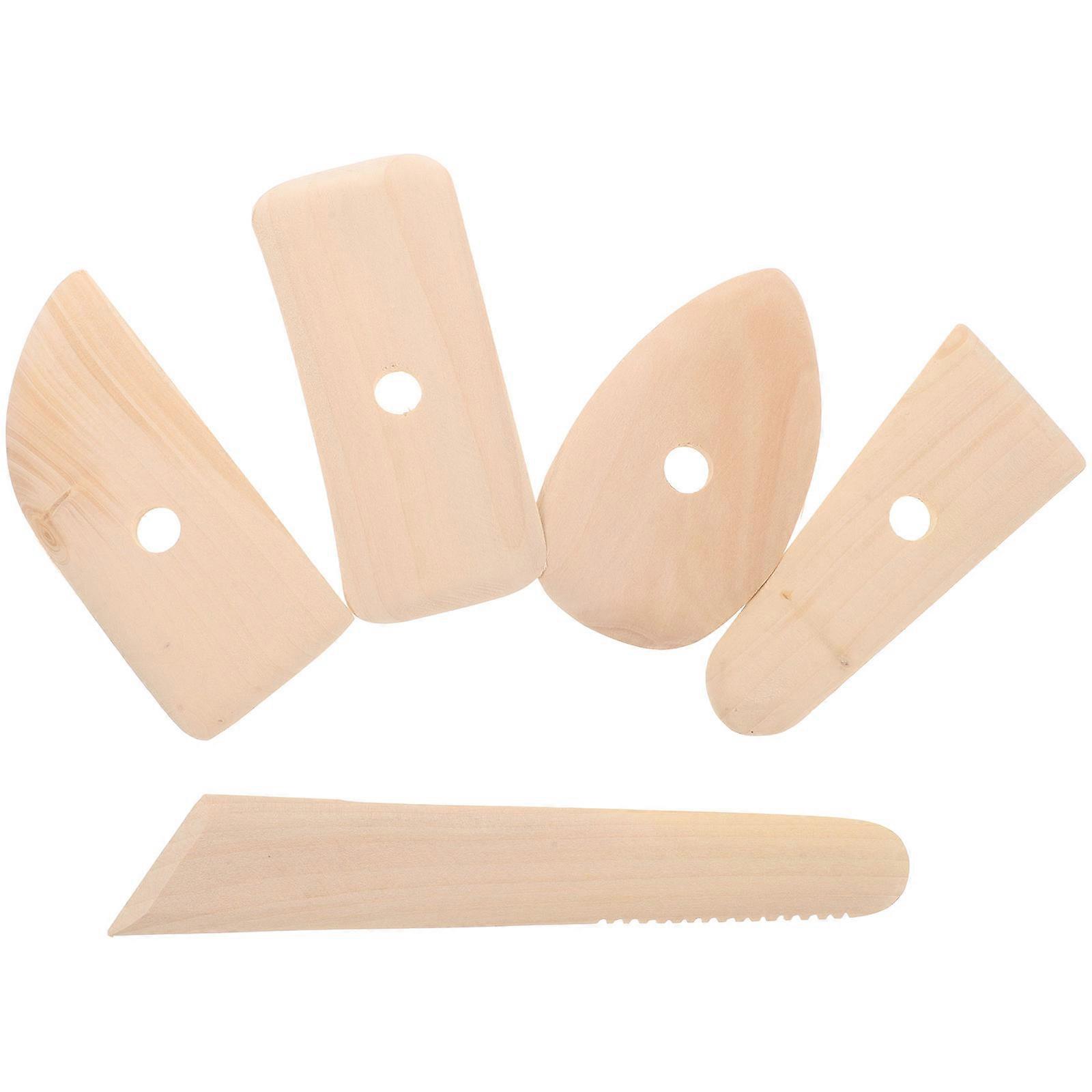 Ceramic Tools For Pottery Pottery Modeling Tools Rounded Corners For 5Pcs