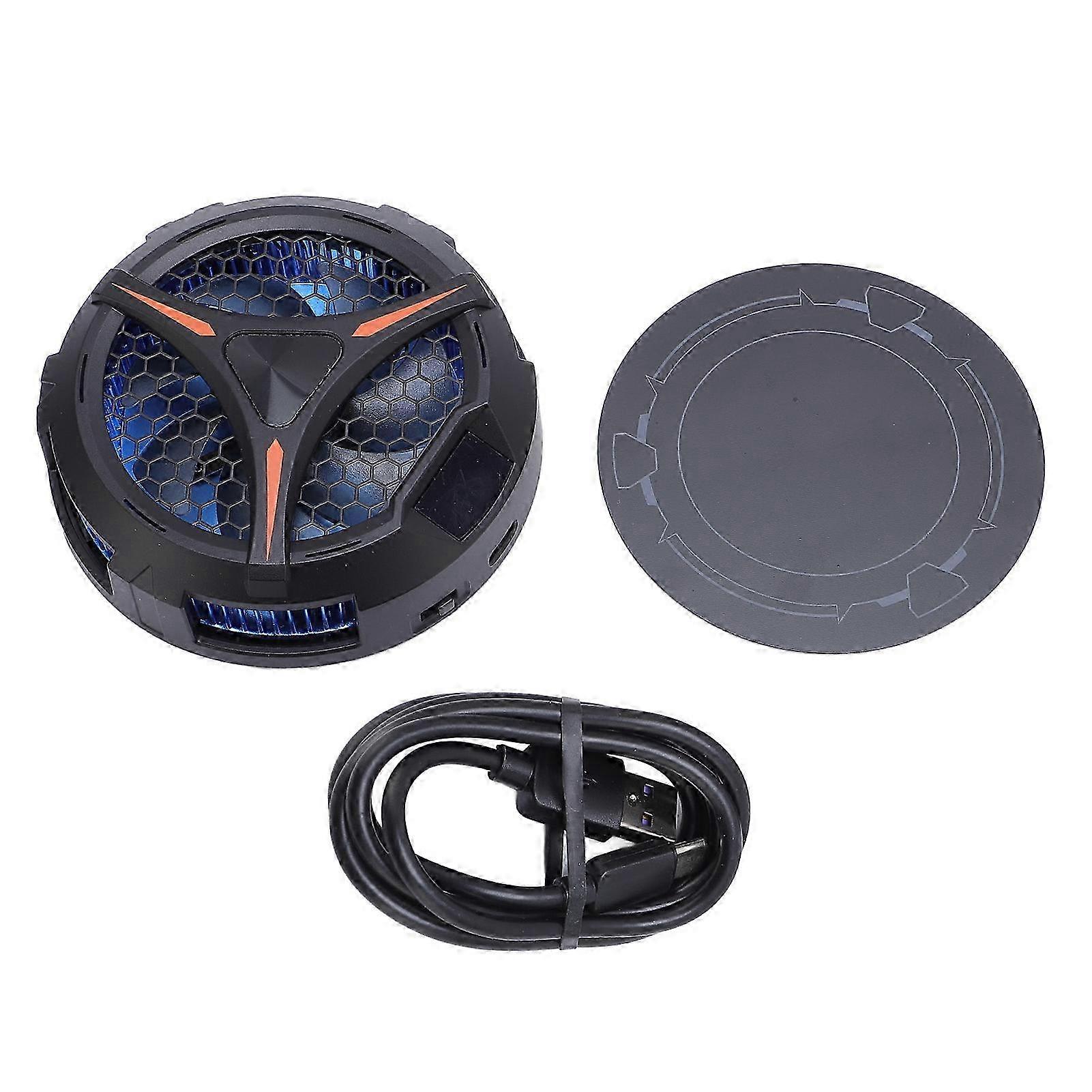 Semiconductor Cooler Gaming 10CM Magnetic Digital Display Icing Phone Radiator Cooling Fan for Tablet Graphics Card hwy