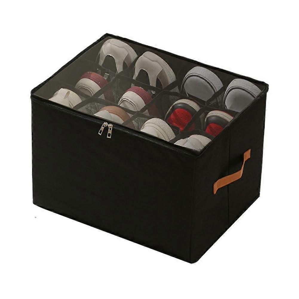 Foldable Shoe Storage Box - Dust-Proof Organizer For Shoes, Space-Saving Shoe