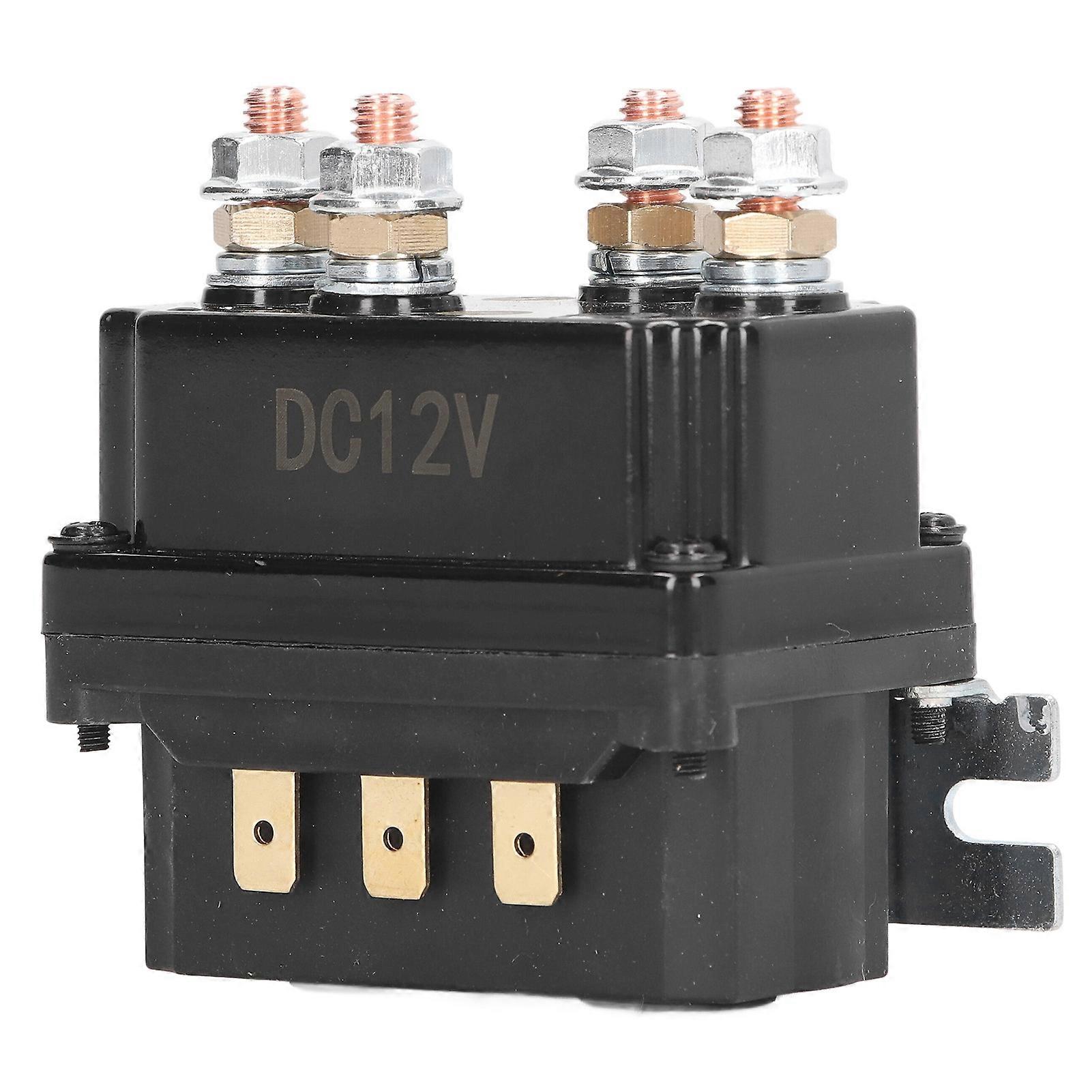 12V 250A Winch Relay Kit with Remote Control and Contactor for Industrial Vehicle