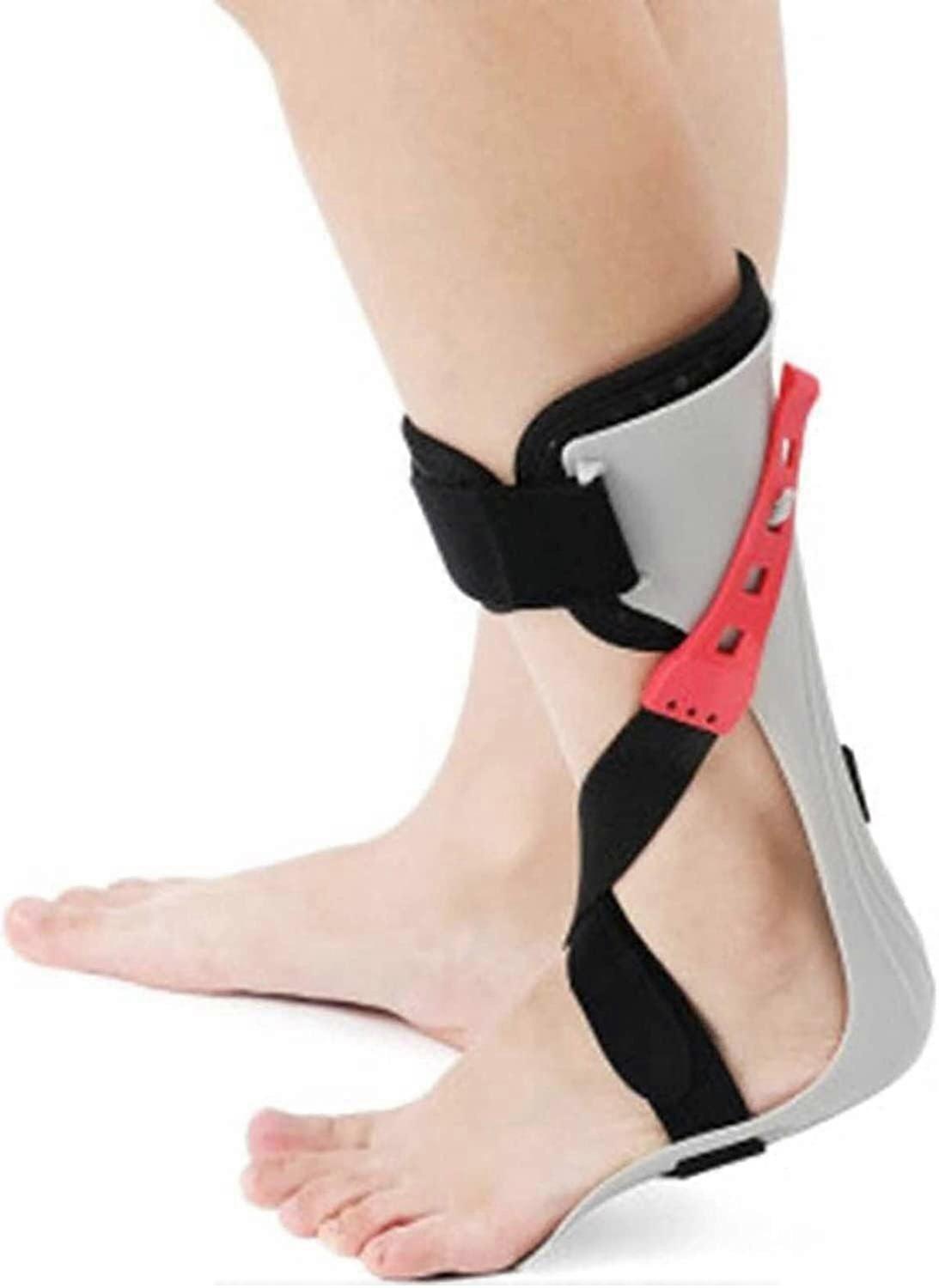 Foot Drop Orthosis Adjustable Footrest M Left Size Ankle Support Sleep Foot Stabiliser for Improved Posture