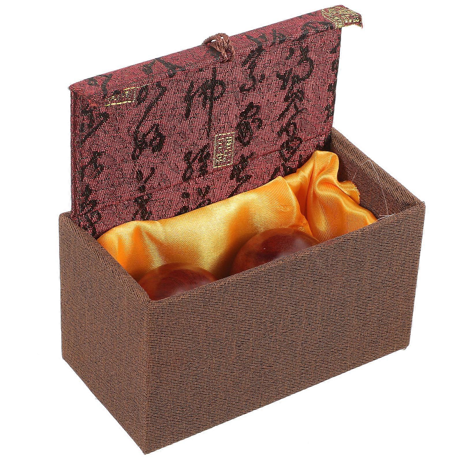 Chinese Balls Hand Exercise Balls Adults Therapy Round Shape 2Set