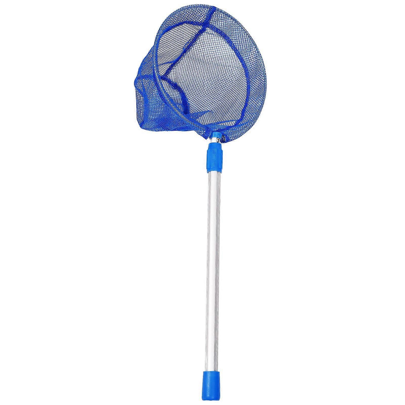 Replaceable Fishing Mesh Net Handheld Fishing Net Fishing Tackle Telescopic Fishing Basket for Fish