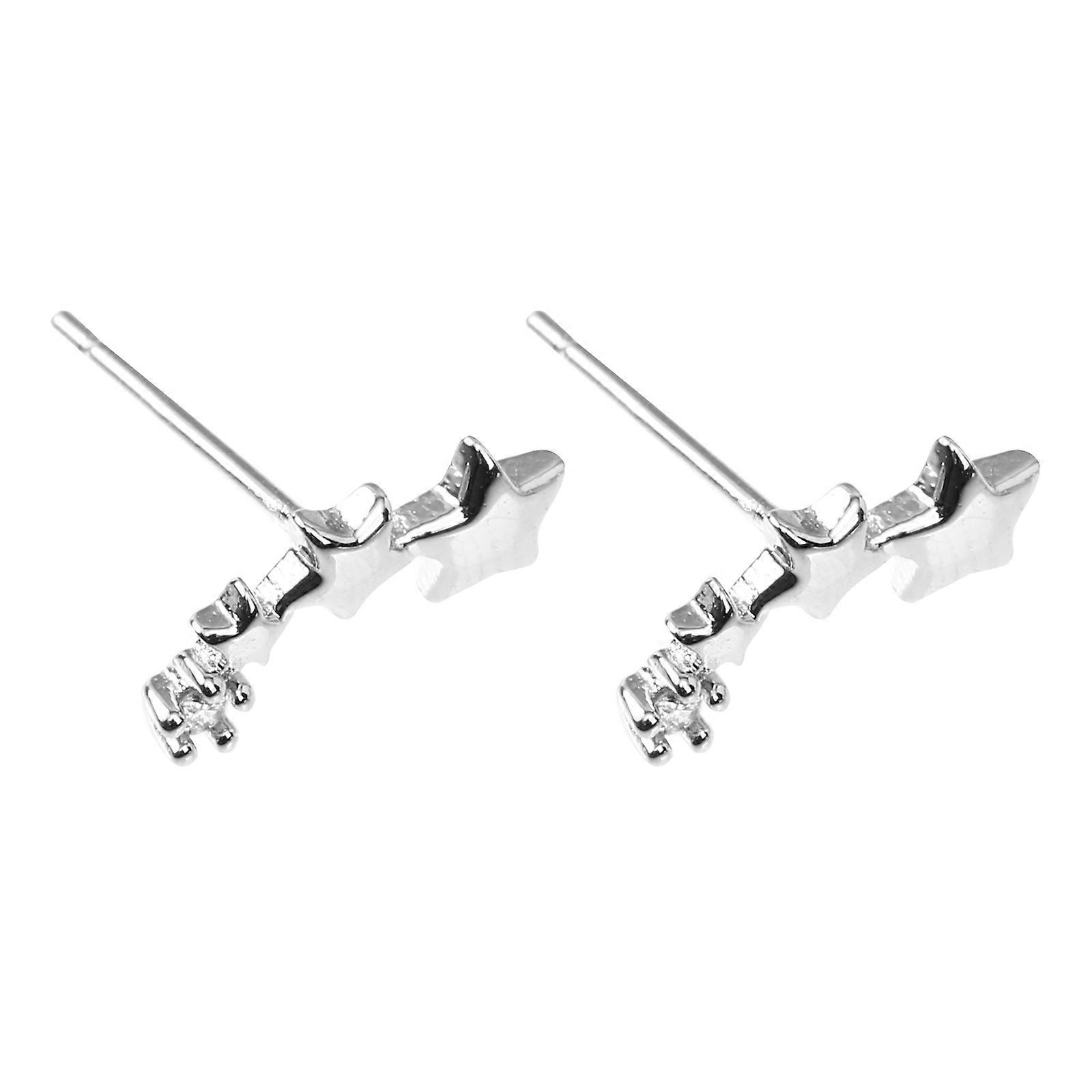 Here's a refined and appealing product description based on your input:
**Sterling Silver Star Stud Earrings – Hypoallergenic & Chic Everyday
