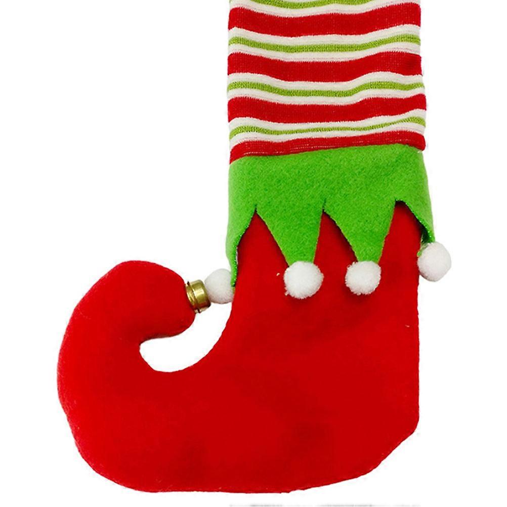 Dining Chair Leg Cover Floor Protection Anti Slip Silent Chair Glide Christmas Theme 42x12cm Assorted Color 4Pcs