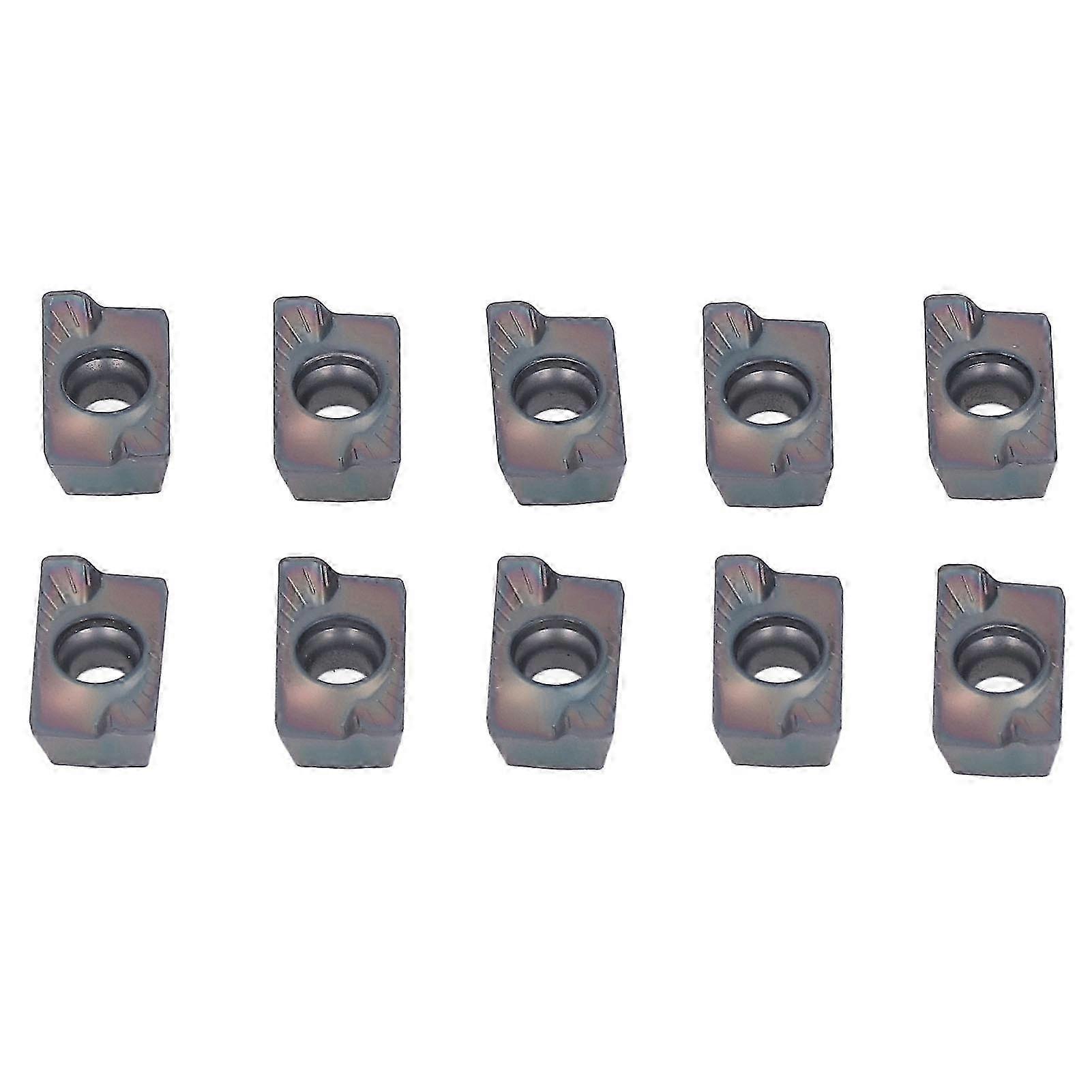 10Pcs Turning Insert Lathe Cutter Carbide Blade Milling CNC Tool Set for Wood and Steel