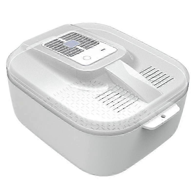 4-i-1 snabb upptiningsbricka med justerbar utrustning och avrinningskorg för köksbruk