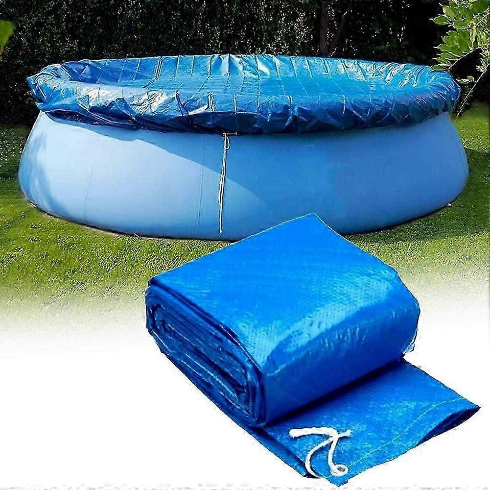 10 Ft Round Pool Cover, Cover for Inflatable Pools, Solar Blanket for Round Frame Pools, Hot Tub Pool Blanket