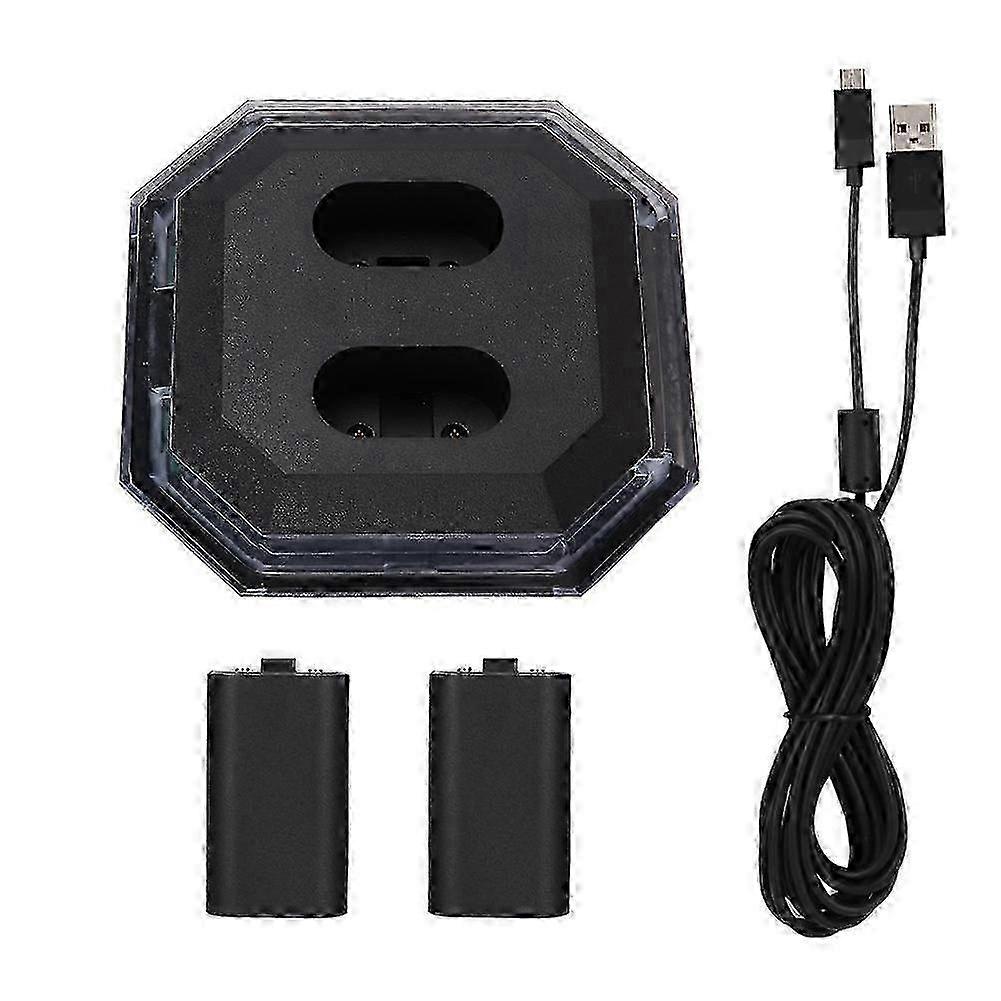 3.7V Rechargeable Battery Pack Dual Slot Charging Dock For Compatible Game Controllers
