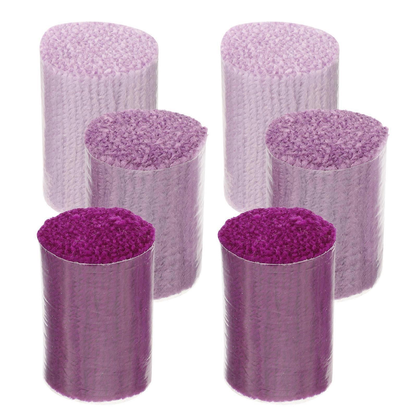6pcs DIY Latch Hook Yarn for Rug Making, Embroidery & Crochet – Durable, Easy to Clean, Perfect for Unique Craft Designs