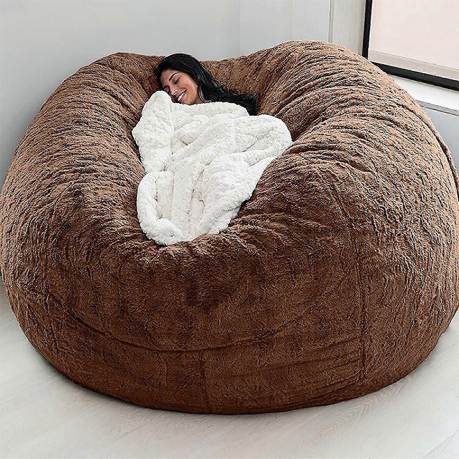 5ft 6ft 9ft Memory Foam Bean Bag with Microsuede Cover for Dorm Room