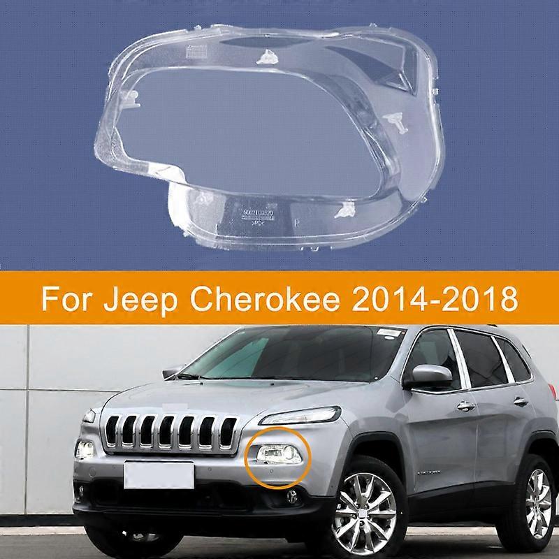 For Jeep Cherokee 2014 - 2018 Headlamp Lens Cover Headlight Shell Transparent Lampshade Lamp Housing Plexiglass Lights Shade