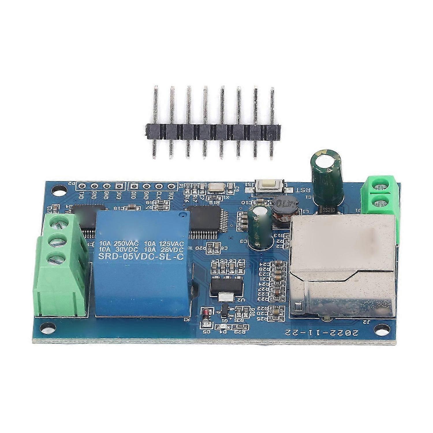 Network Relay Module RTU 1 Way Wired Ethernet LAN Control PCB Electronic Components