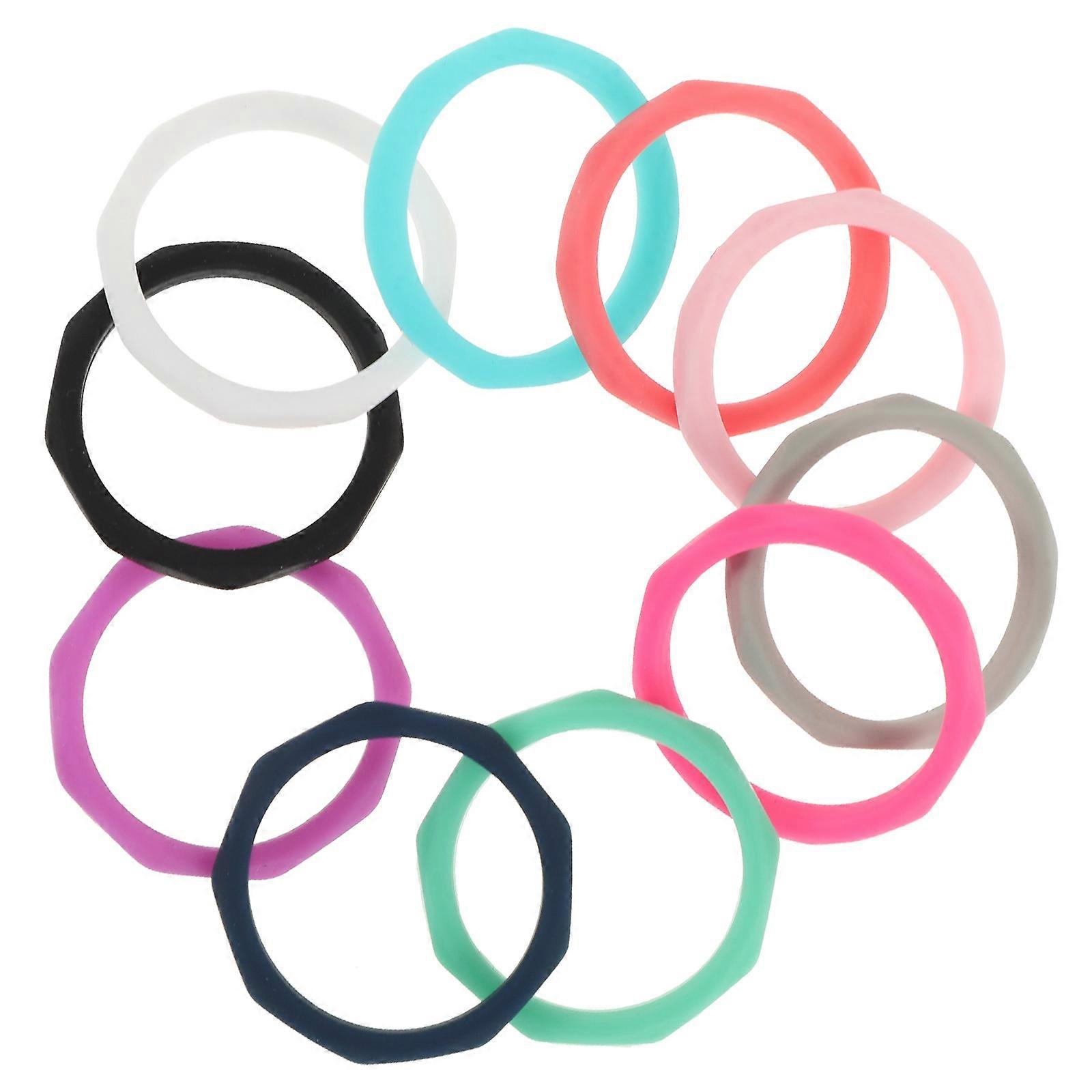 Here's a refined and professional product description for your **10pcs Silicone Rings For Men**:
### 🌟 10pcs Silicone Rings for Men –
