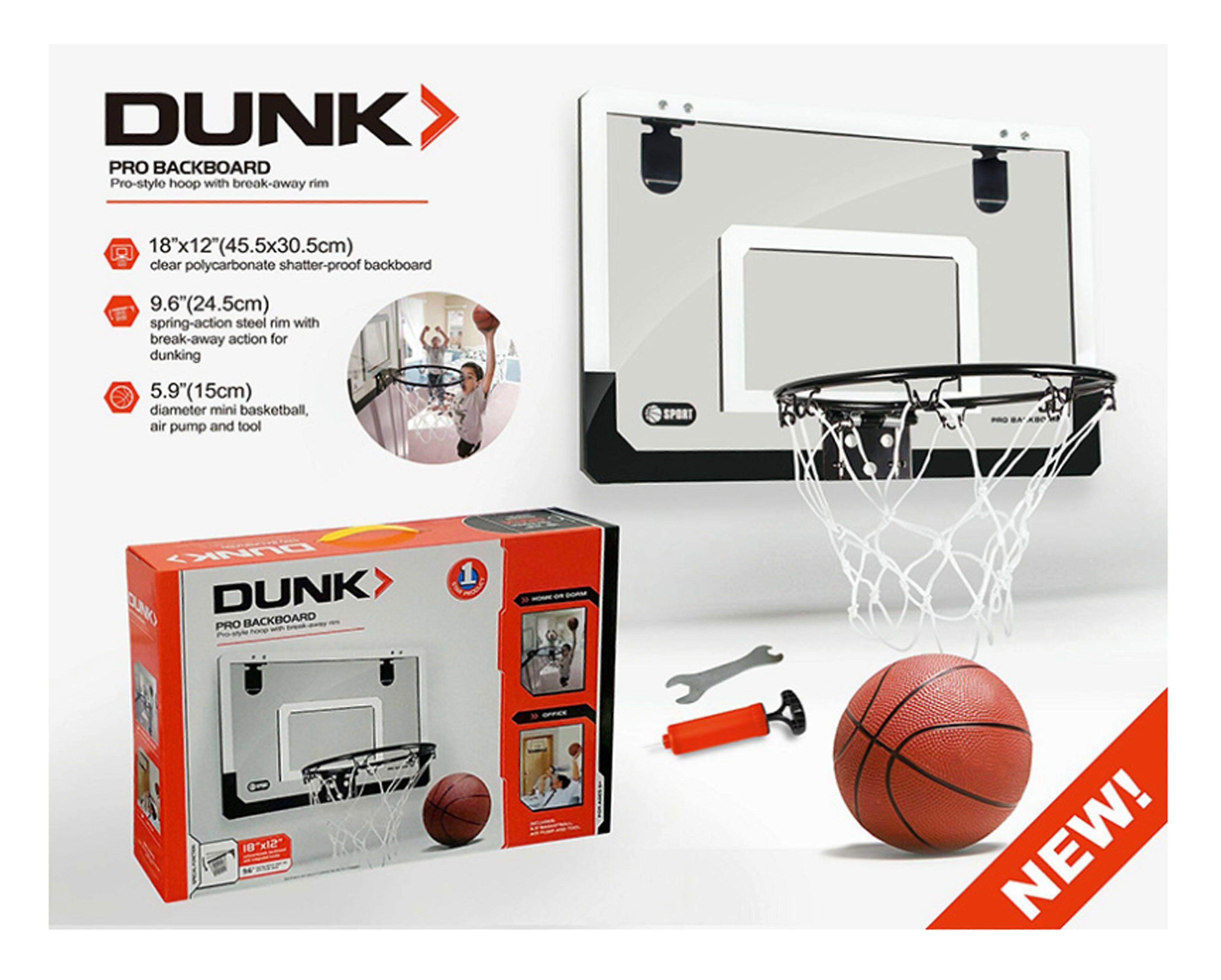 Mini Basketball Hoop Include Door Mounts And Backboard 18x12 Shatter Proof