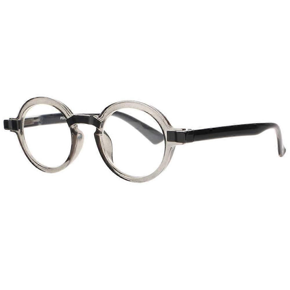 Gony Round Grey Transparent Reading Glasses Original for Men