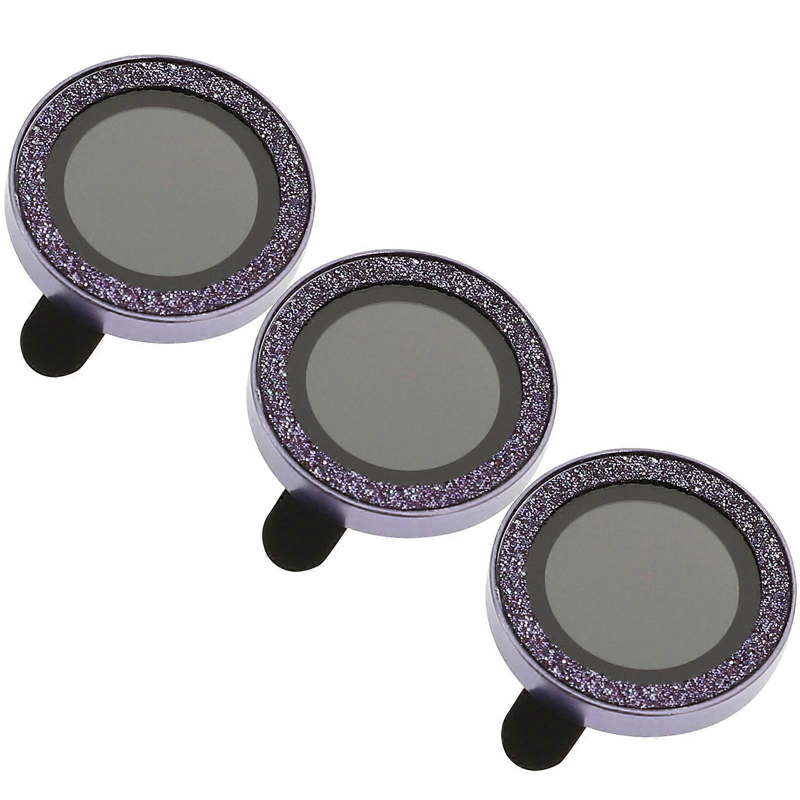 Shiny Rhinestone Camera Lens Protective Cover Lightweight 3Pcs For 14 Pro