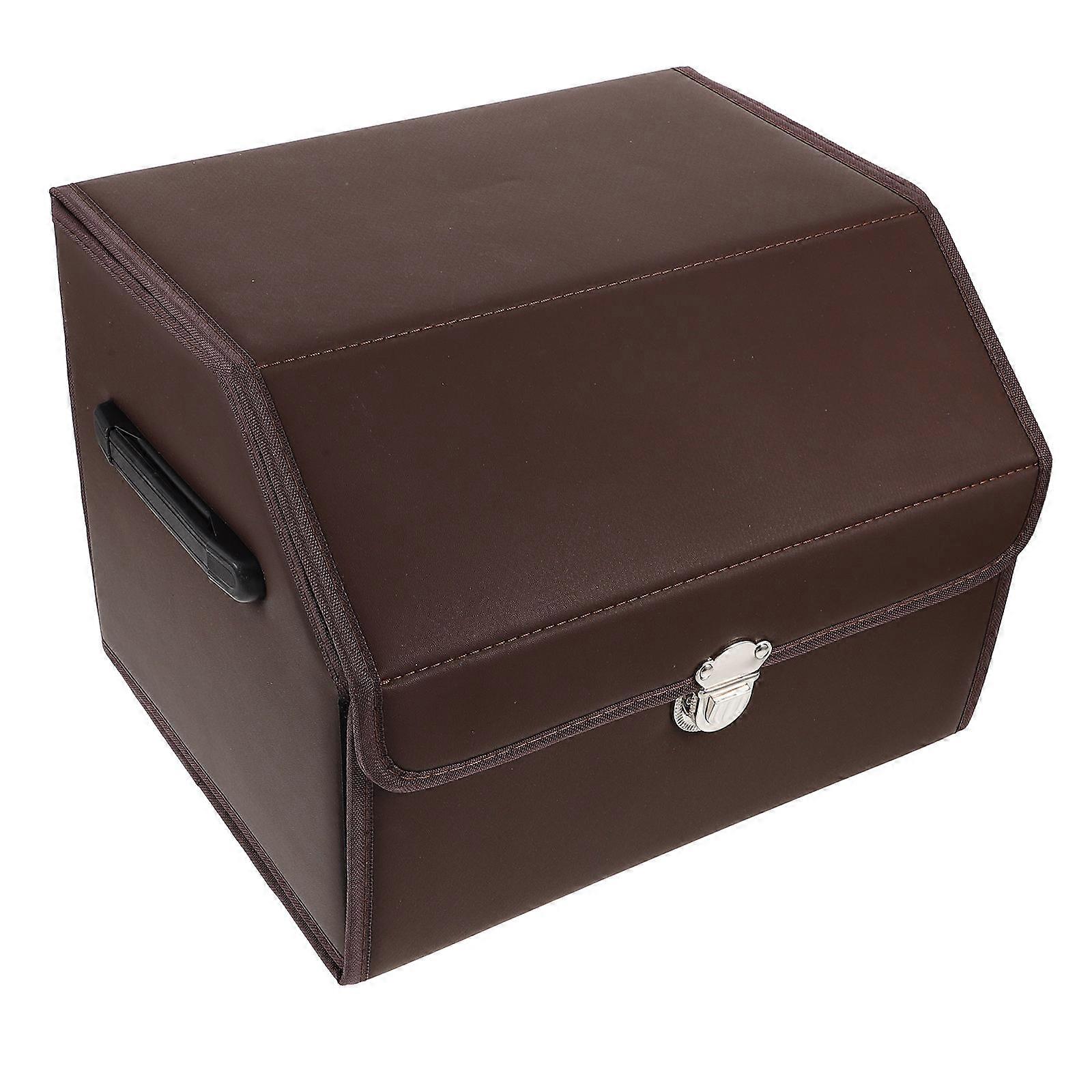 It looks like you're describing or referencing a **car trunk organizer**, specifically a **heavy duty storage box with a lid** designed for SUVs.
