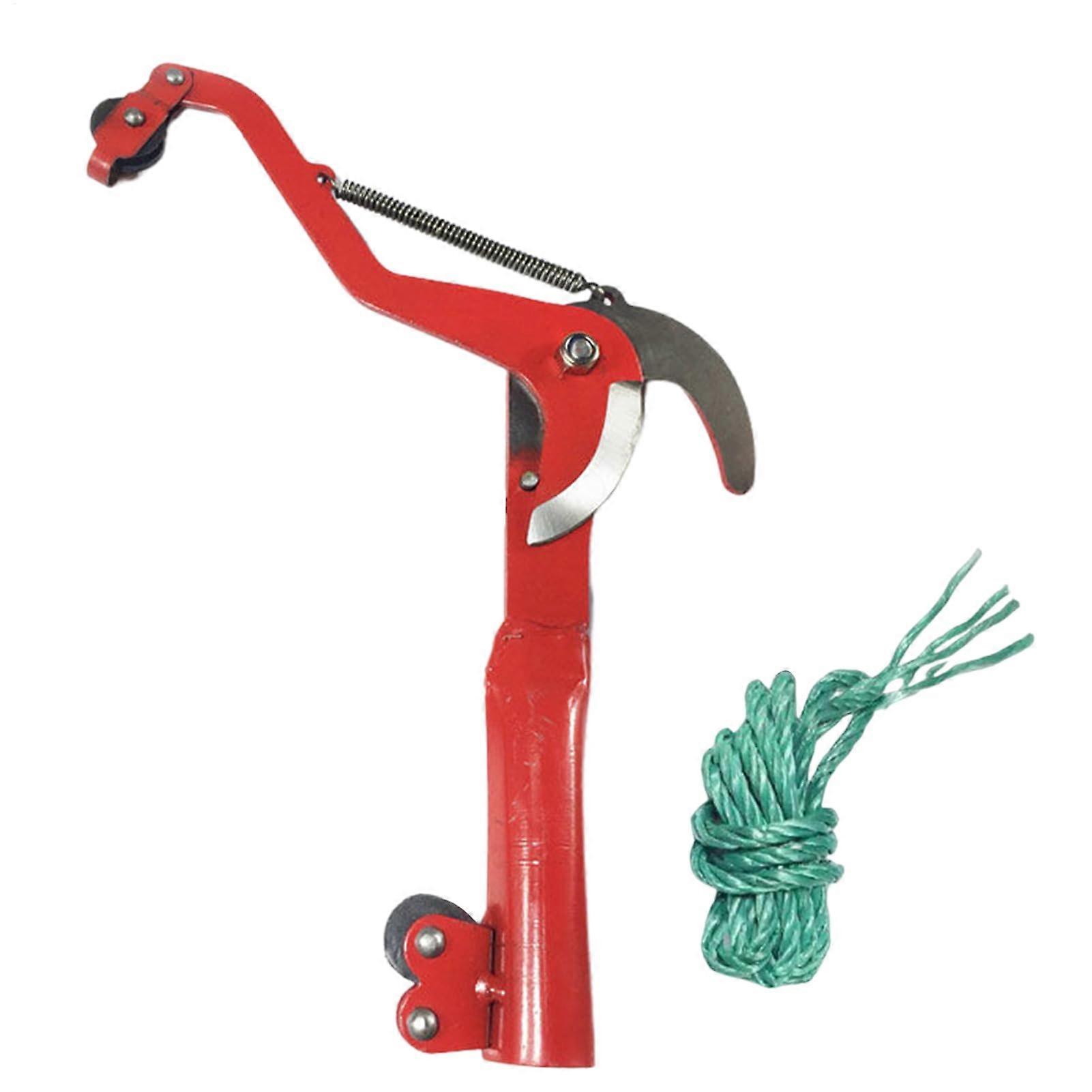 Robust Garden Shears with Ergonomic Grip for Pruning and Grafting - Red Heavy Duty Garden Tool for Plants and Horticulture