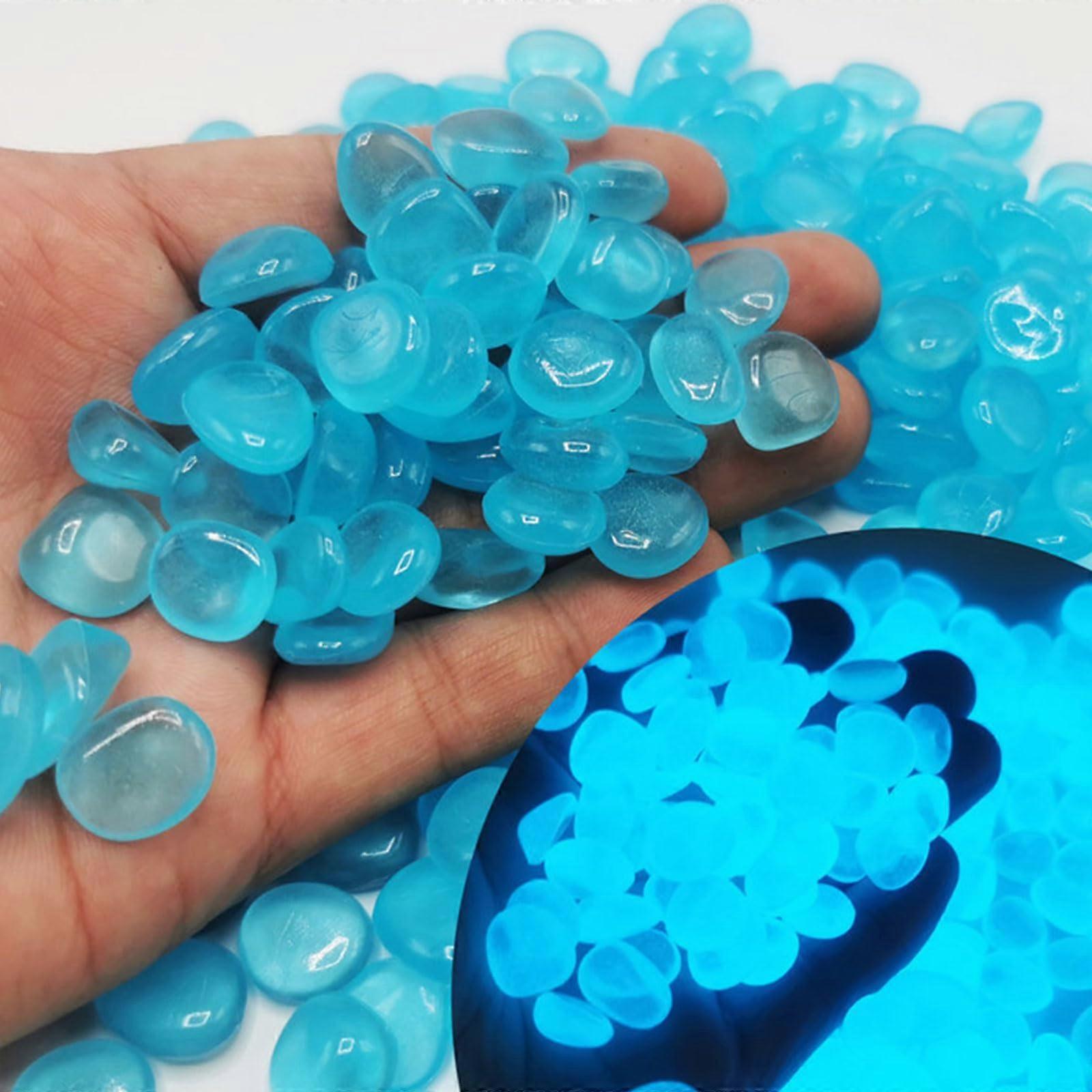 300 pieces/bag for outdoor use, garden, pebbles, glows in the dark, aquarium decoration, natural crystals, rocks Ref: 3880