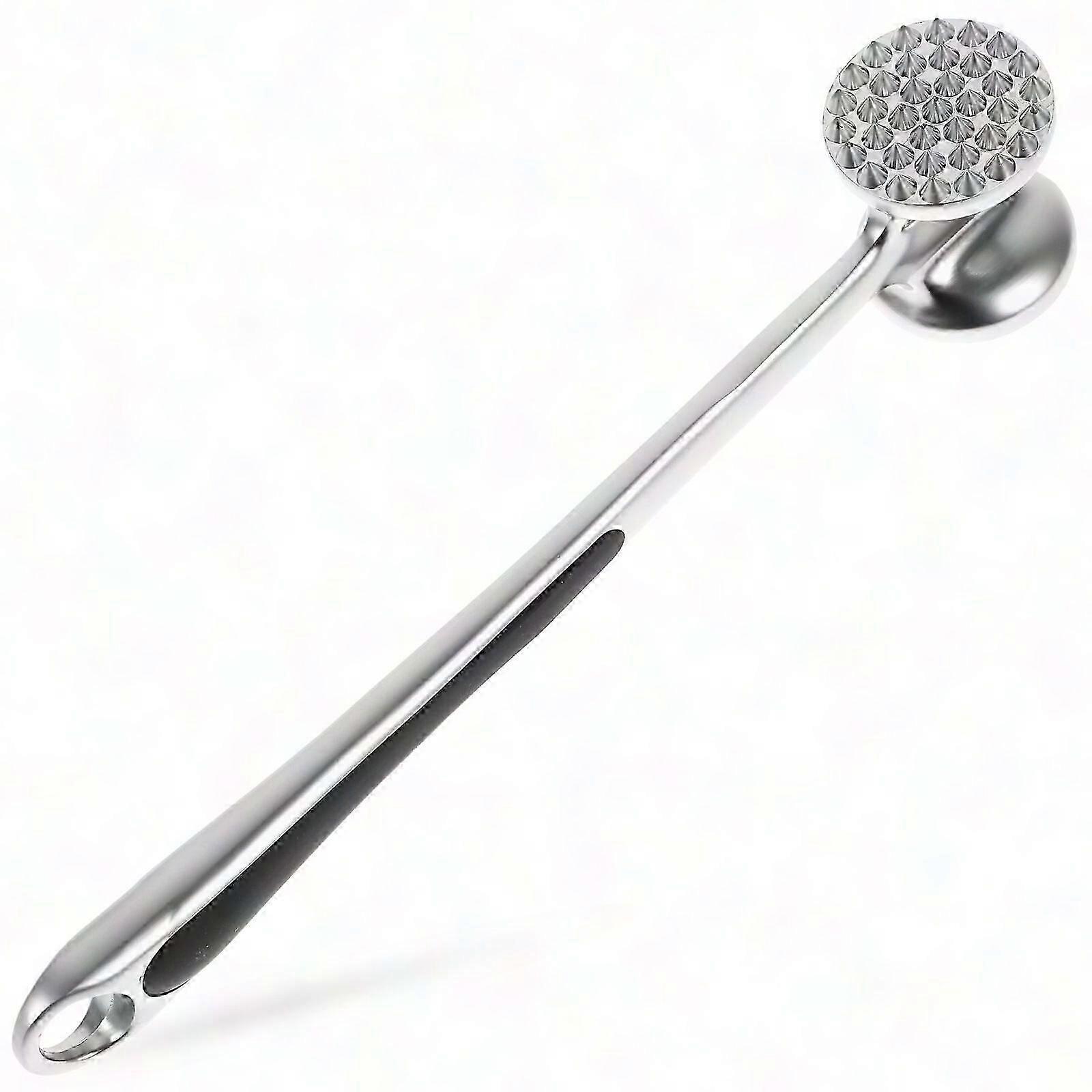 Stainless Steel Dual-Sided Meat Tenderizer for Cooking