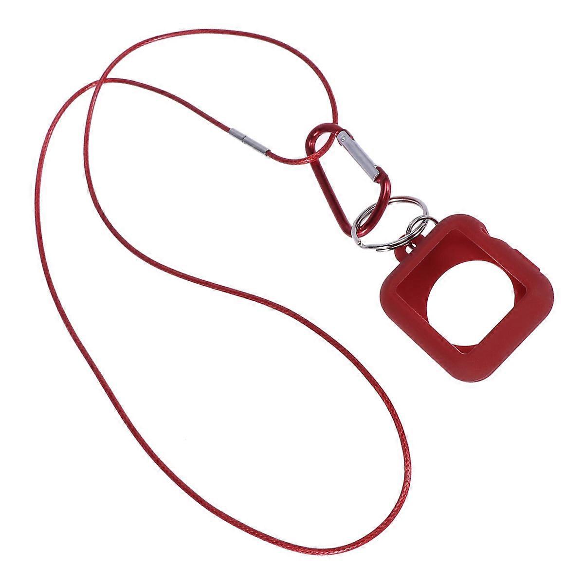 Watch Accessories Kit Silicone Pendant Case Necklace Hanging Set Daily Use Outdoor Activities Slim Design Charging Compatible 1Pack