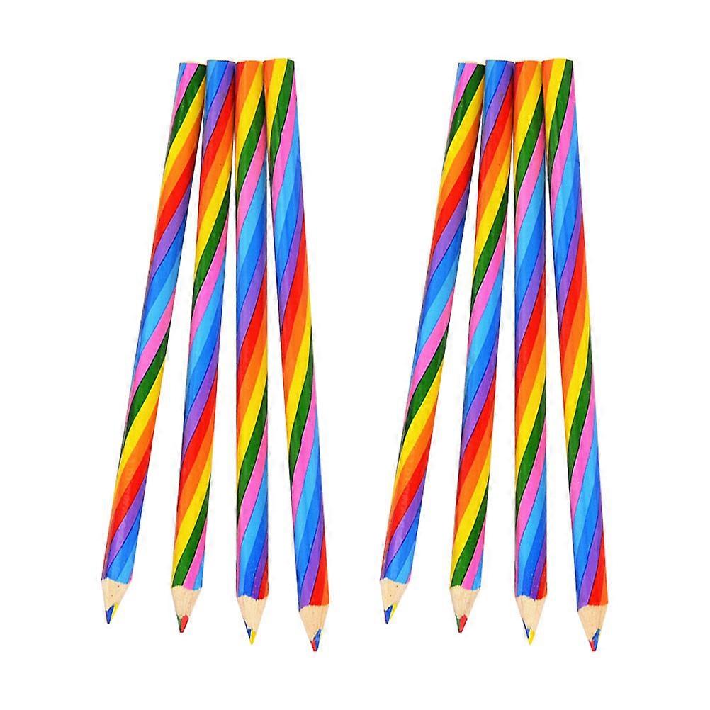 Wood Colored Pencils 4in1 Assorted Color Pencil Set for Kids Synthetic Material Case